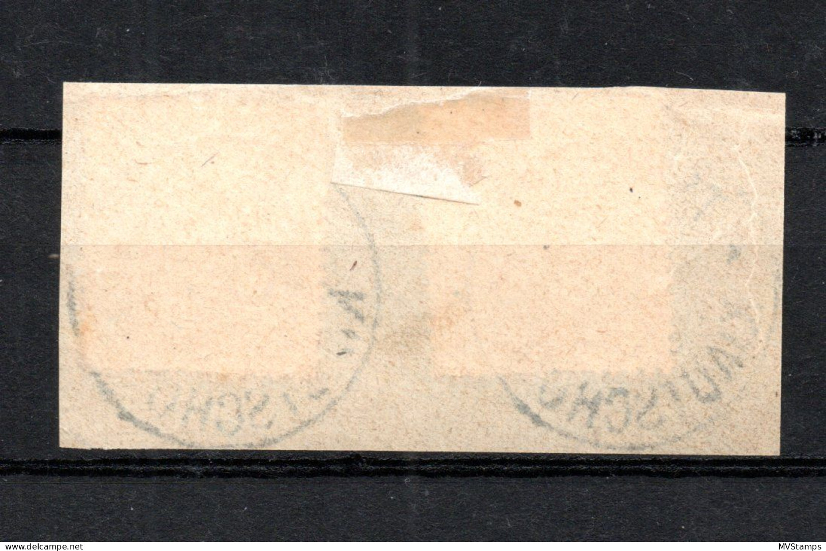 Kiautschou 1900 Freimarke V 2 II (2x) Vorlaufer Gebraucht Tsingtau Auf Briefstuck - Kiautschou
