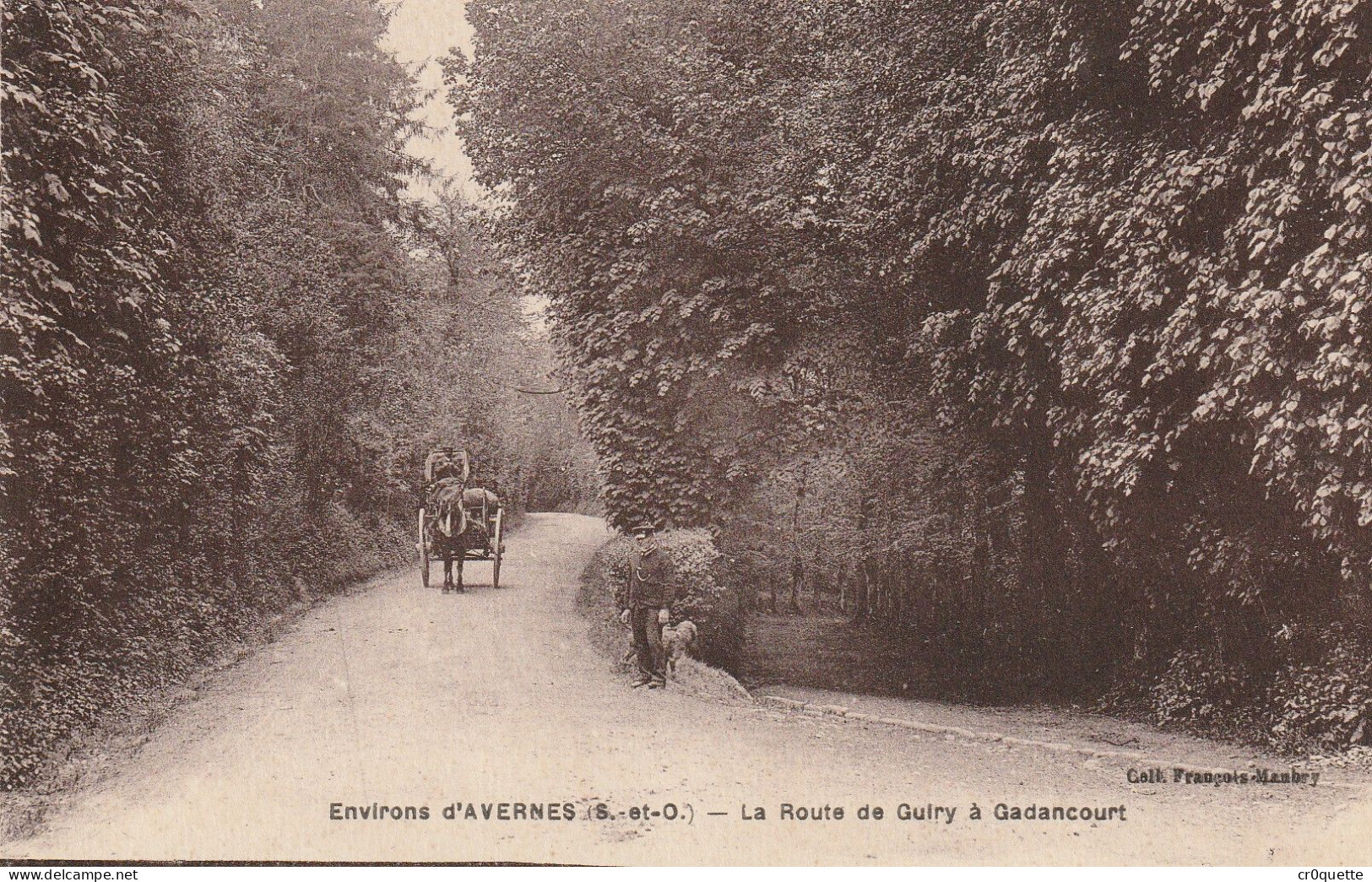 # 95450  AVERNES / CHÂTEAU De VIGNY - AVENUE De GUIRY Et PANORAMAS Vers  1920/30 (lot De 5 CP) - Avernes