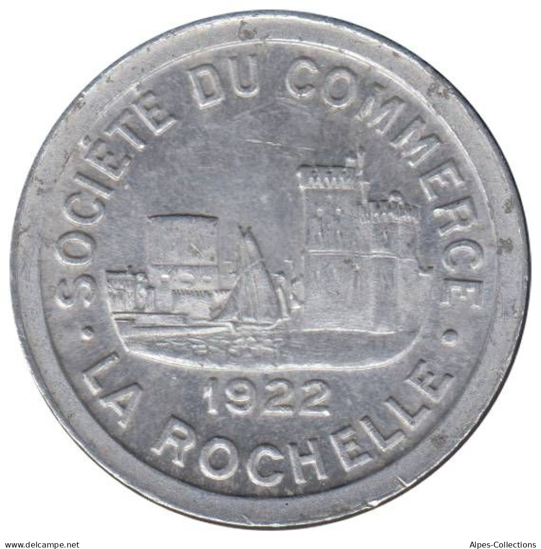 ROCHELLE (LA) - 01.05 - Monnaie De Nécessité - 10 Centimes 1922 - Notgeld