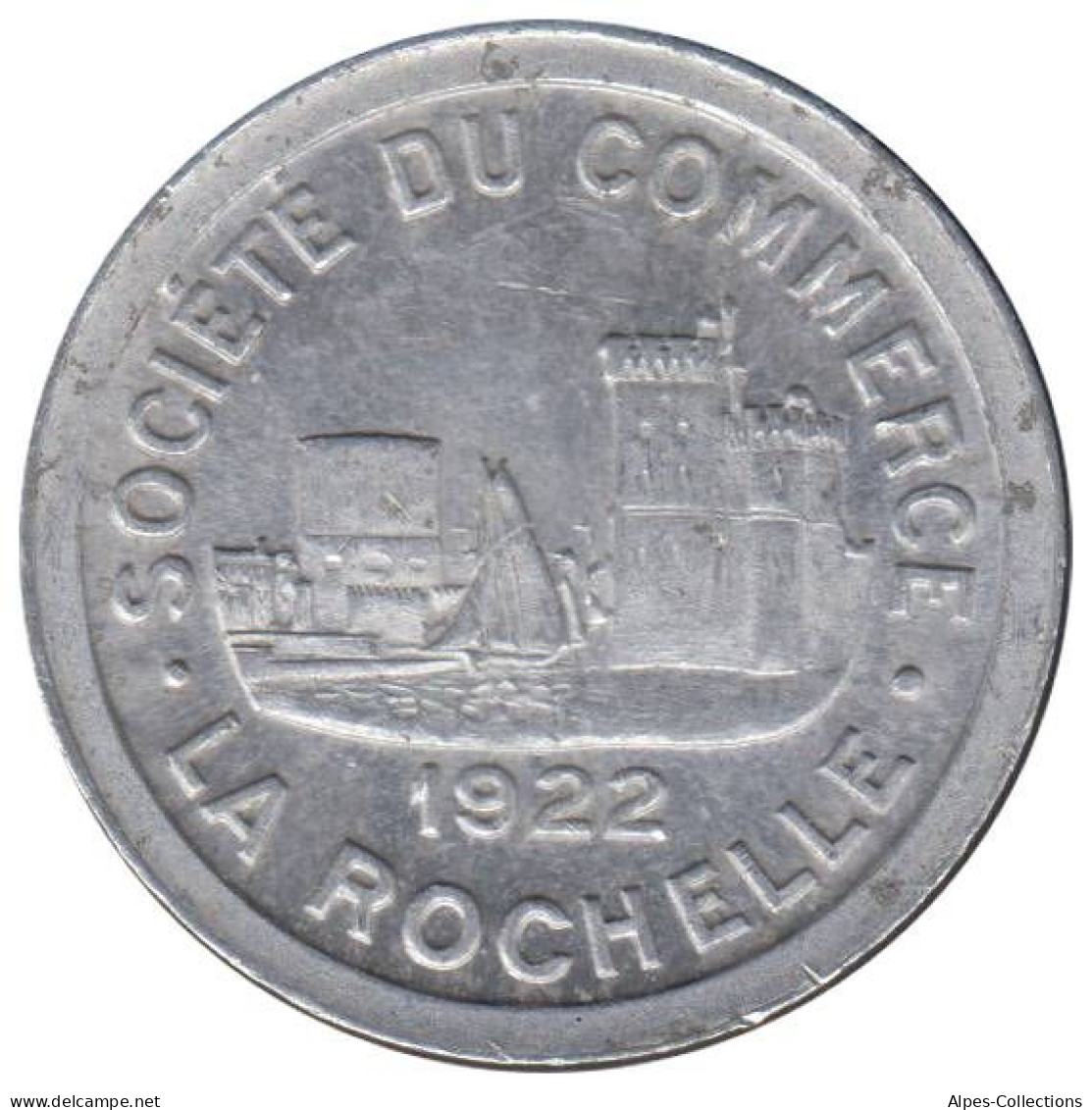 ROCHELLE (LA) - 01.05 - Monnaie De Nécessité - 10 Centimes 1922 - Monetary / Of Necessity