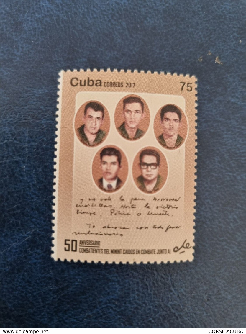 CUBA  NEUF  2017  COMBATIENTES  MININT  CAIDOS  EN  COMBATE  //  PARFAIT  ETAT  //  1er  CHOIX - Unused Stamps