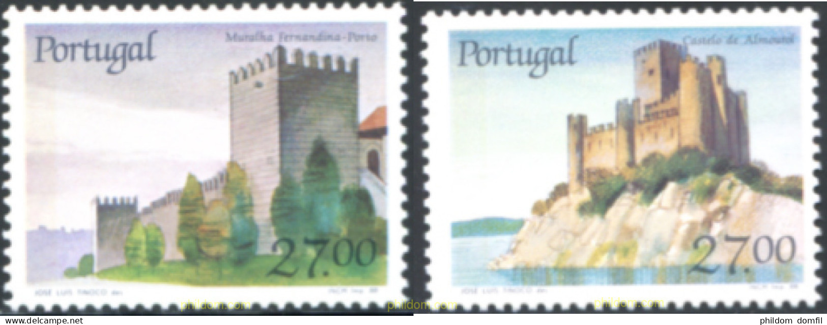 2039 MNH PORTUGAL 1988 CASTILLOS DE PORTUGAL - Altri & Non Classificati