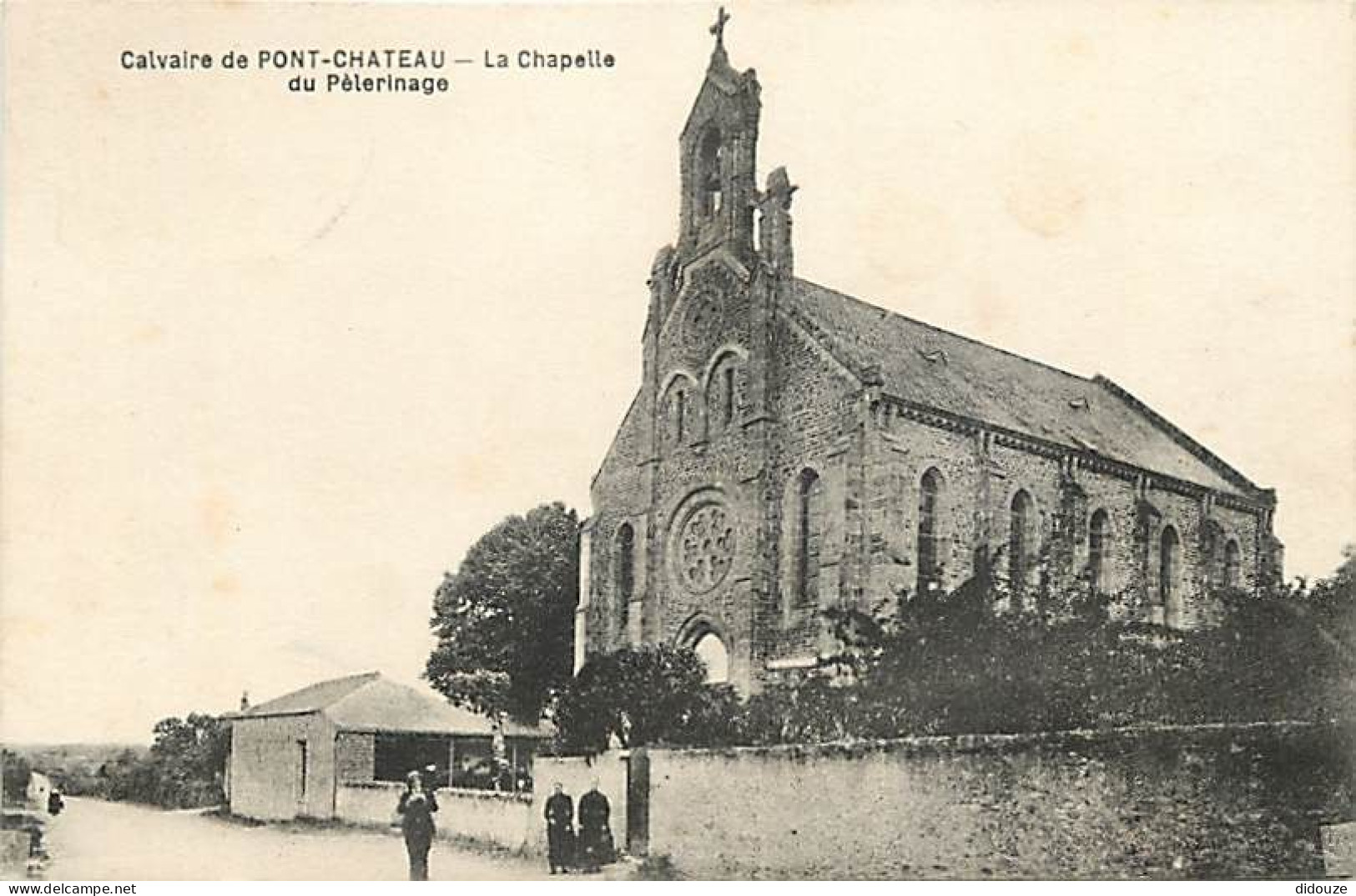 63 - Pont Du Château - La Chapelle Du Pèlerinage - Animée - CPA - Oblitération Ronde De 1936 - Voir Scans Recto-Verso - Pont Du Chateau