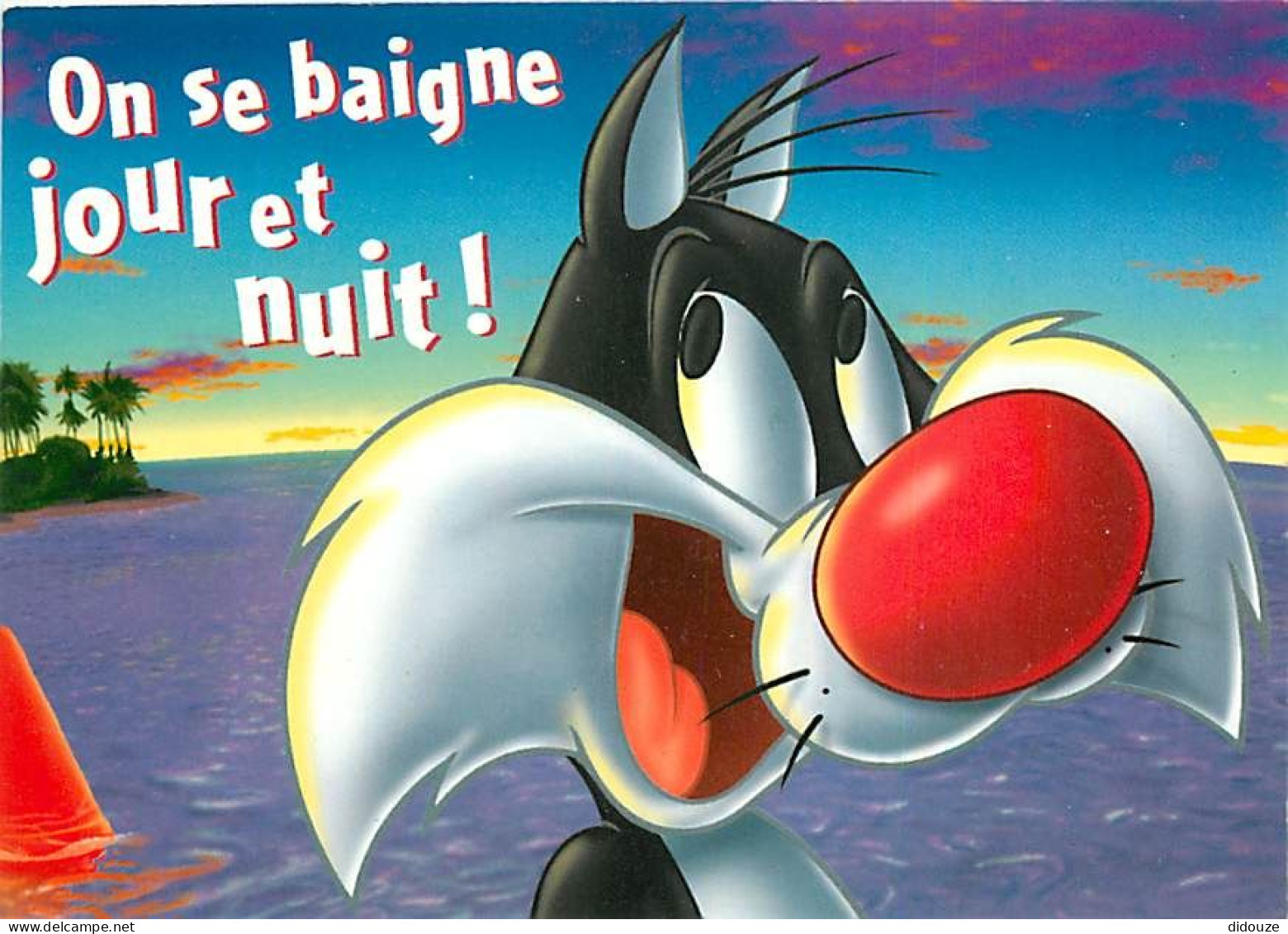 Bandes Dessinées - Looney Tunes - Titi Et Gros Minet - Illustration - Carte Neuve - CPM - Voir Scans Recto-Verso - Bandes Dessinées