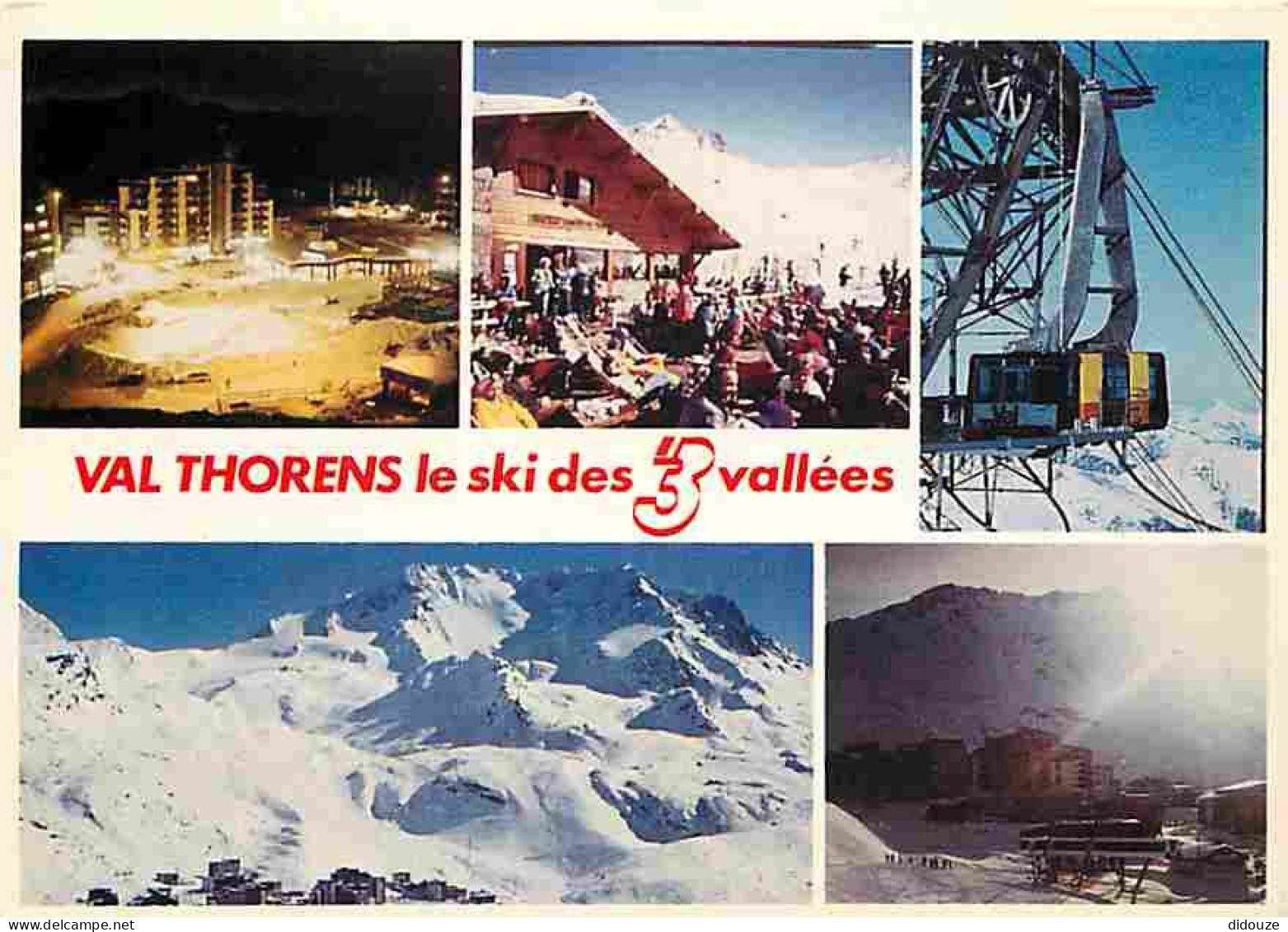 73 - Val Thorens - Le Ski Des 3 Vallées - Multivues - CPM - Voir Scans Recto-Verso - Val Thorens