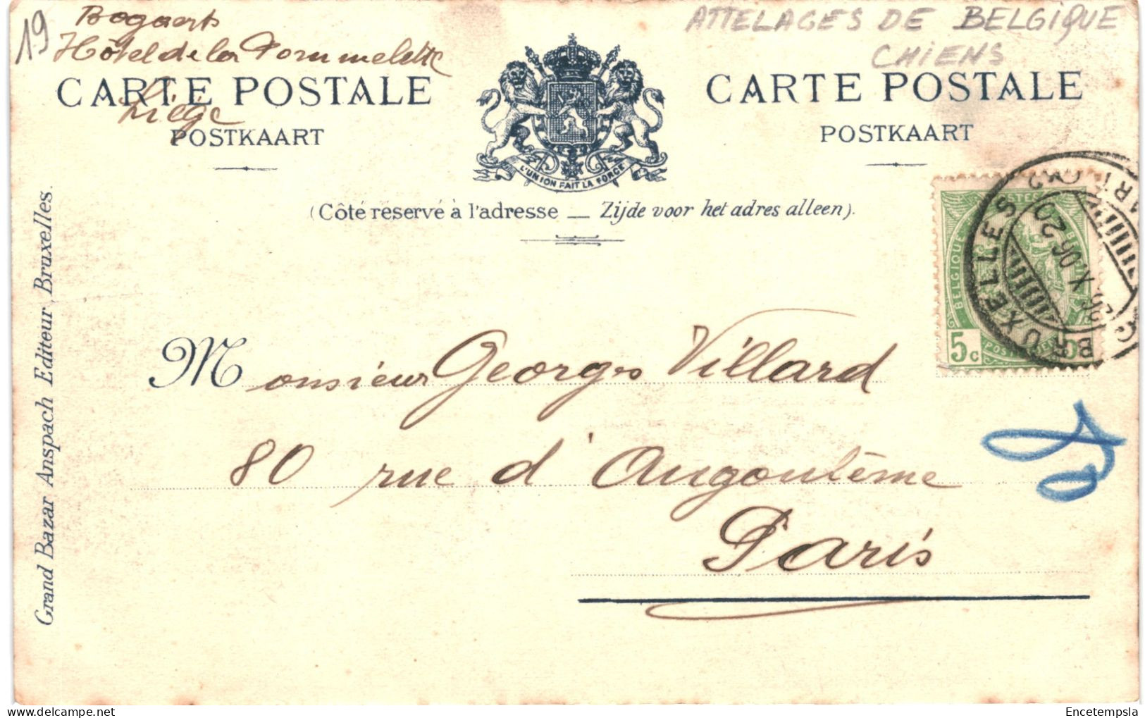 CPA Carte Postale Belgique Bruxelles Laitières 1906  VM79323ok - Petits Métiers