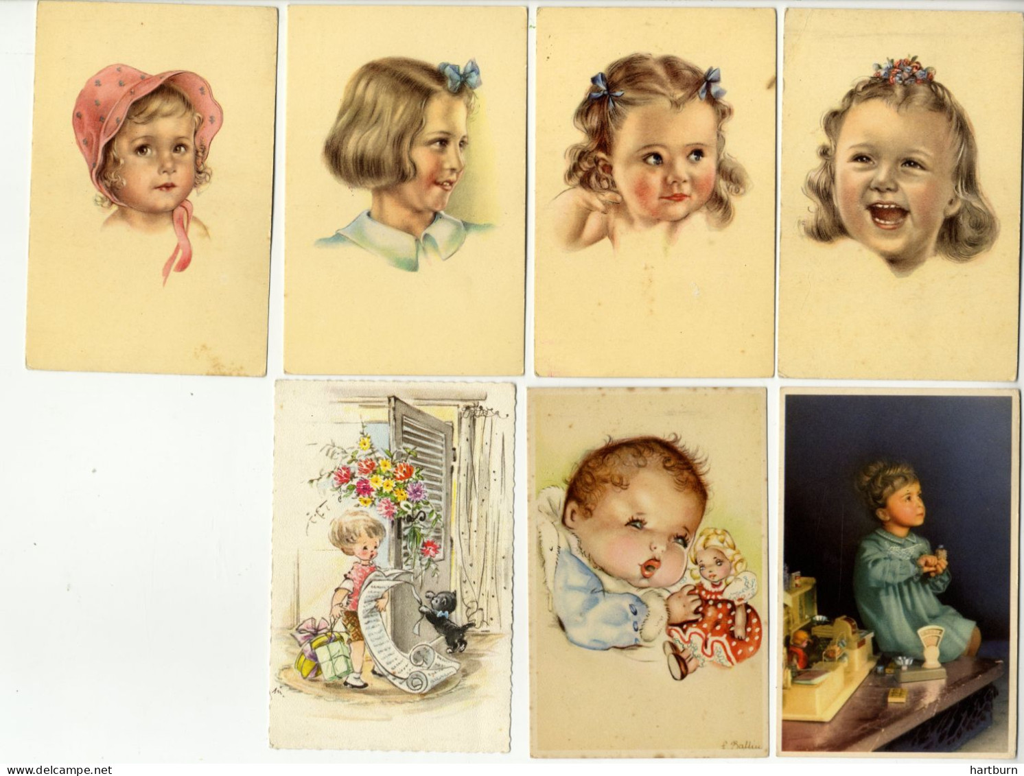 Kinderen, Enfants, Fantasie, Fantaisie. 8 Kaarten, 8 Cartes (lot 15) - Collections, Lots & Séries