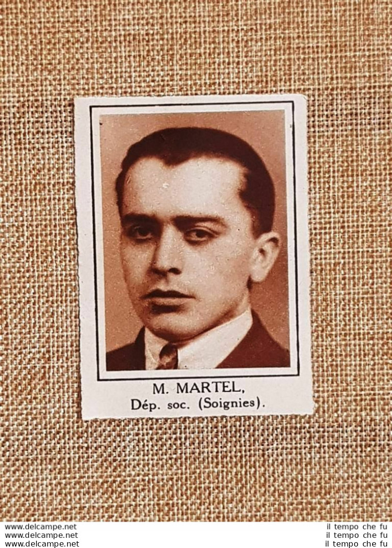 Parlamentare M. Martel Soignies Elezioni Del 24 Maggio 1936 - Altri & Non Classificati