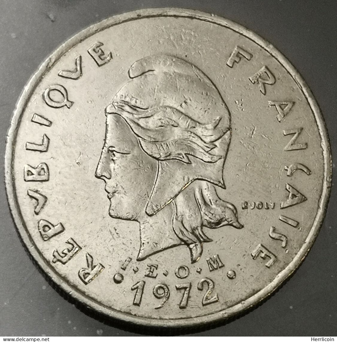 Monnaie Polynésie Française - 1972  - 20 Francs IEOM - Französisch-Polynesien