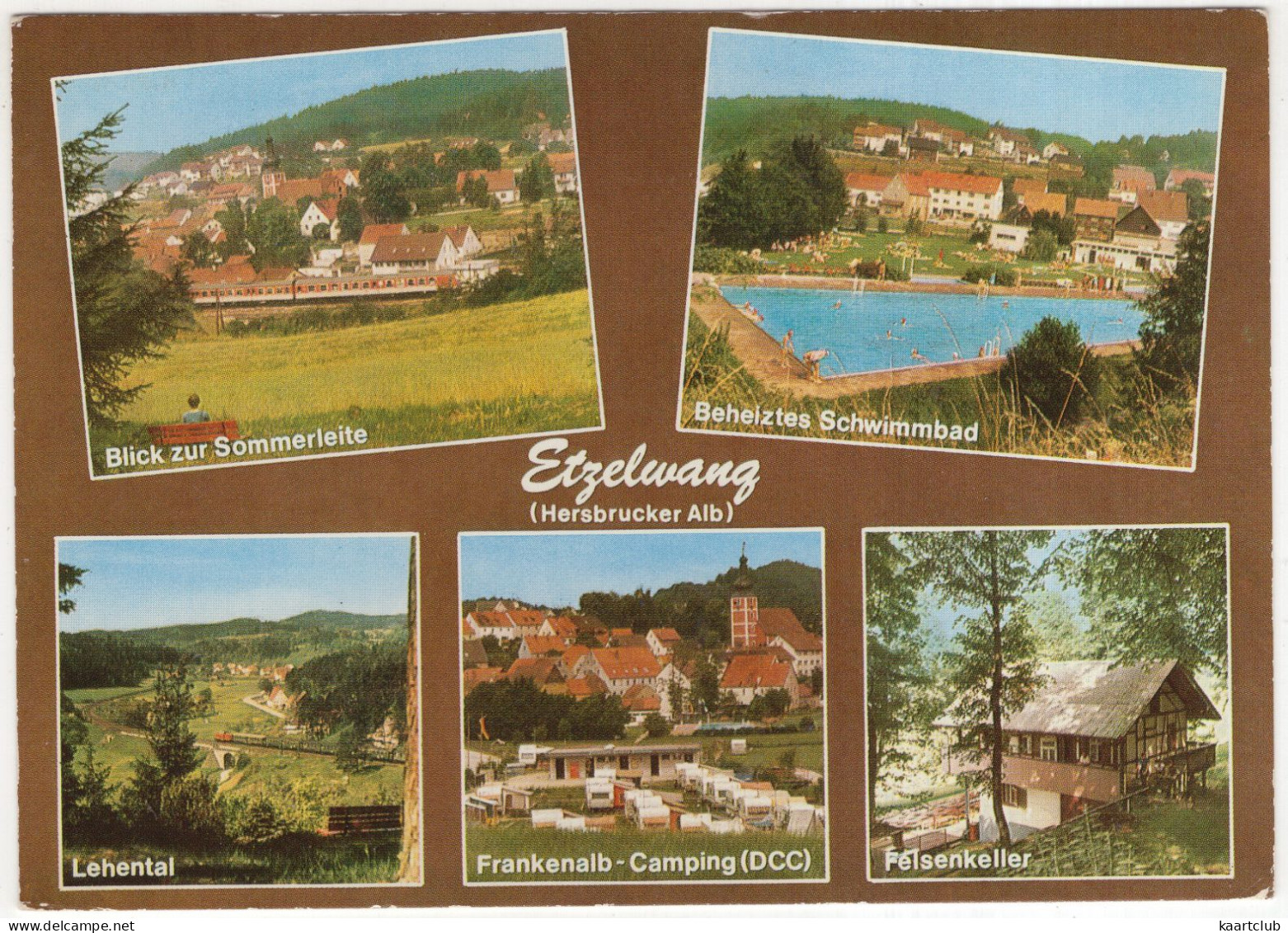 Etzelwang (Hersbrucker Alb) - (Deutschland)  - U.a. Schwimmbad & Frankenalb-Camping (DCC) - Amberg