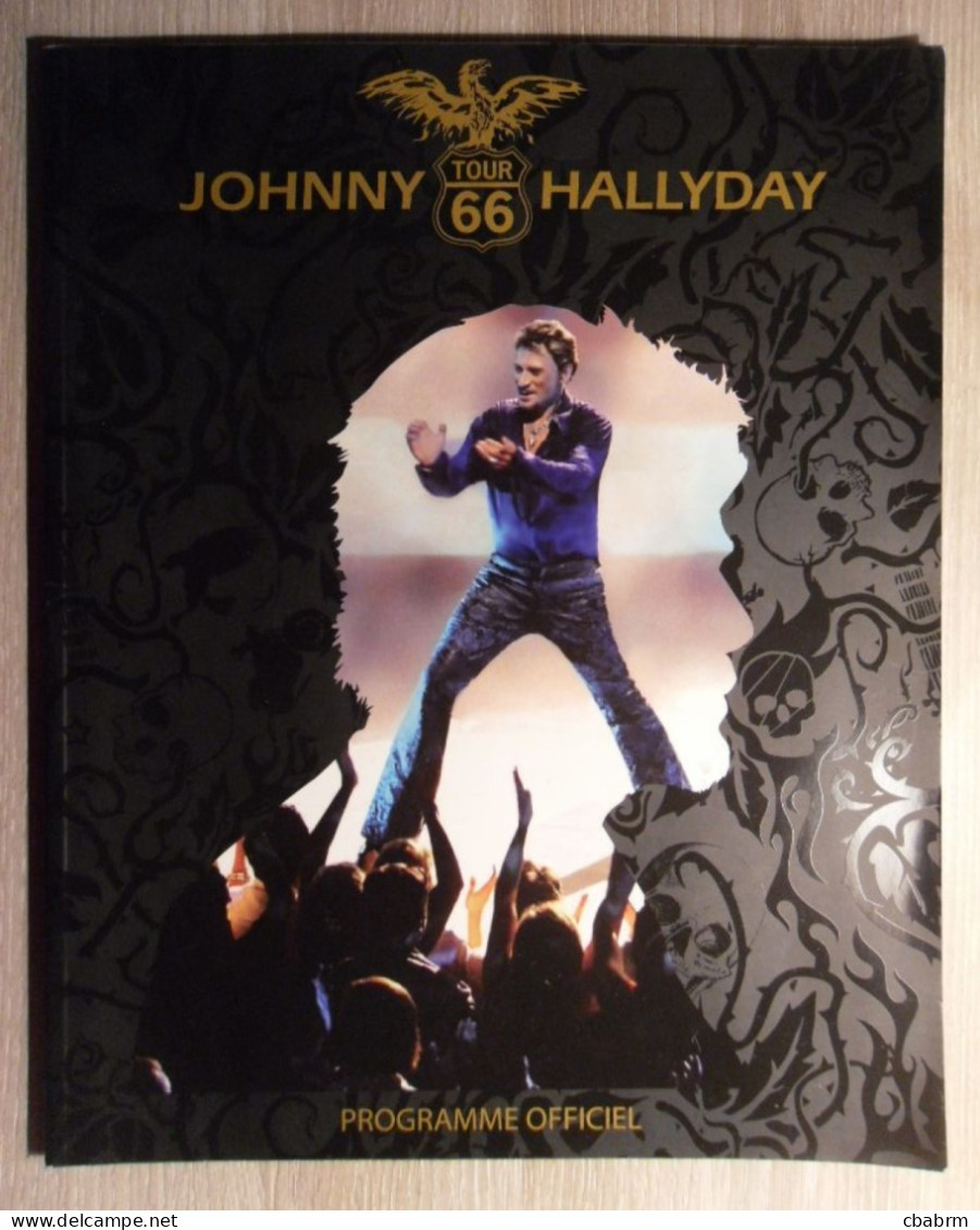 JOHNNY HALLYDAY TOUR 66 PROGRAMME OFFICIEL En 2009 - People