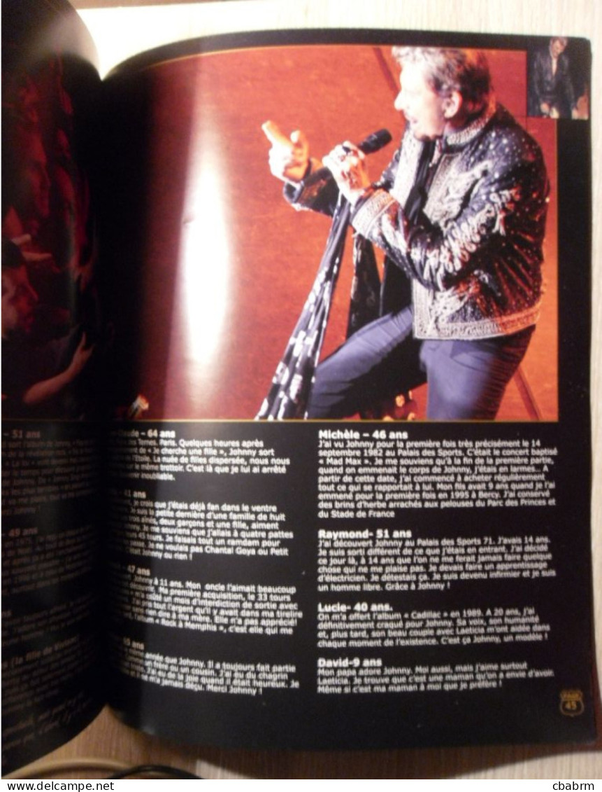 JOHNNY HALLYDAY TOUR 66 PROGRAMME OFFICIEL En 2009 - People