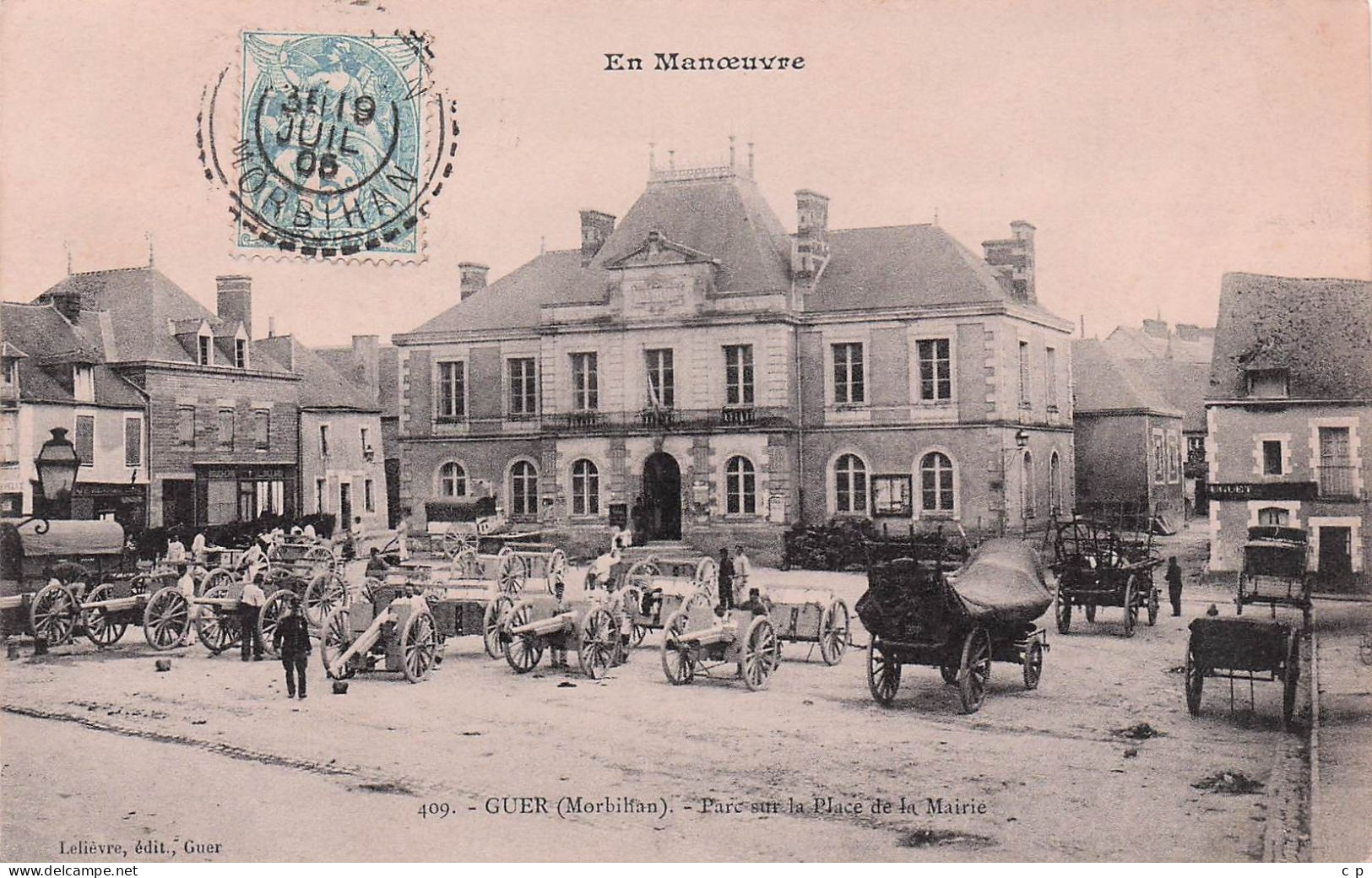 Guer - Manoeuvre  - CPA °J - Guer Coetquidan