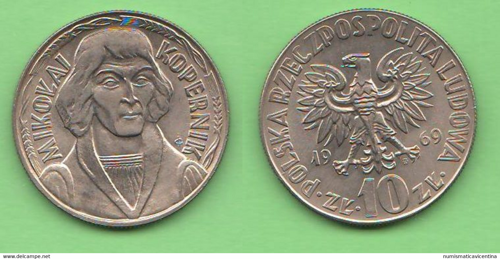 Polska 10 Zlotych 1969 Polonia Poland Polonie Kopernik - Polen