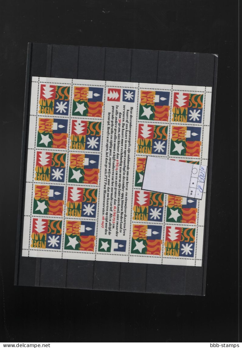 Niederlande Michel Cat.No.  Sheet Mnh/**  1528/1529 - Blocks & Sheetlets