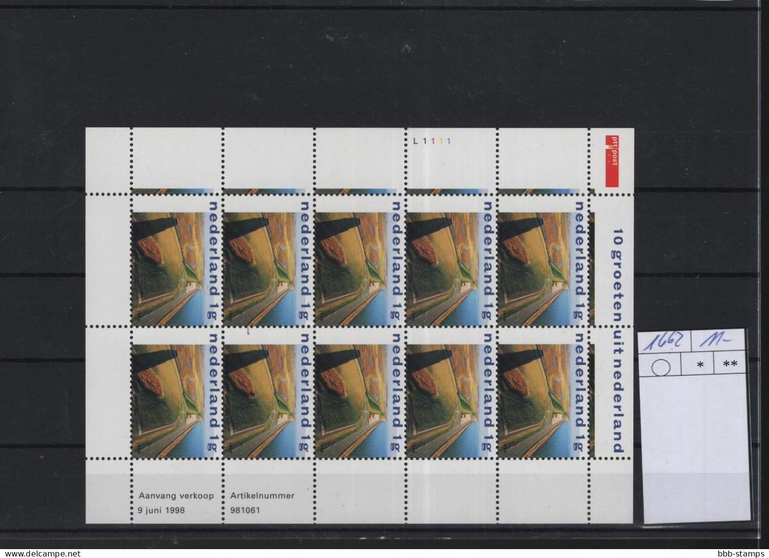 Niederlande Michel Cat.No.  Sheet Mnh/**  1662 - Blocchi