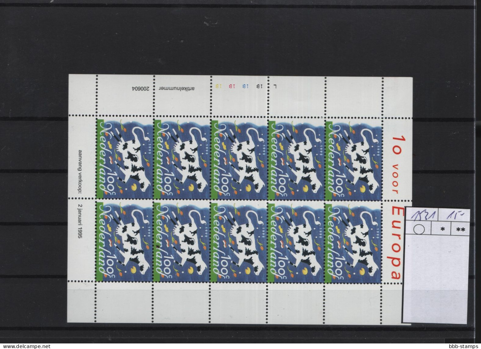 Niederlande Michel Cat.No.  Sheet Mnh/**  1521 - Bloques