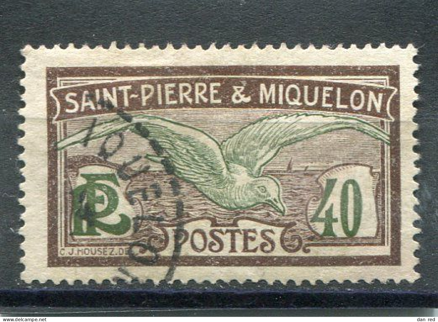 SAINT-PIERRE ET MIQUELON N° 87 (Y&T) (Oblitéré) - Usados