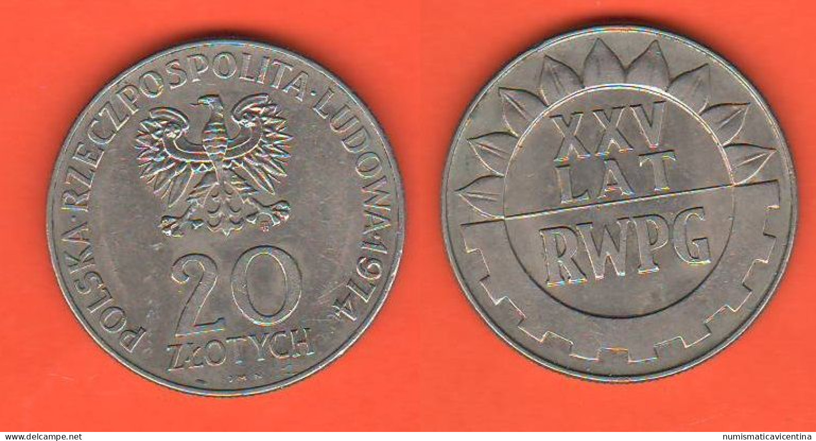 Polska 20 Zlotych 1974 Comcon Poland Polonia Polonie - Poland