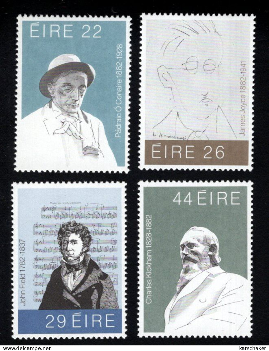 1999553051 1982  SCOTT 521 524 (XX) POSTFRIS  MINT NEVER HINGED - FAMOUS MEN - Unused Stamps