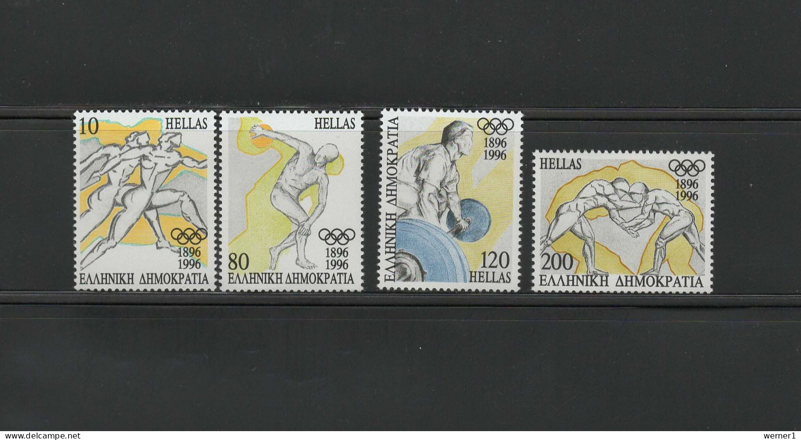 Greece 1996 Olympic Games Atlanta, Set Of 4 MNH - Estate 1996: Atlanta