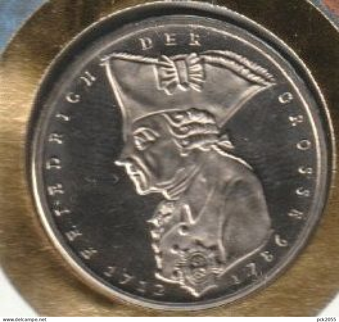 BRD Numisbrief Mit 5 Mark Gedenkmünze FDC 1986 Nr.1292 200.Todestag König Friedrich Dem Großen (d 2215) - Coin Envelopes