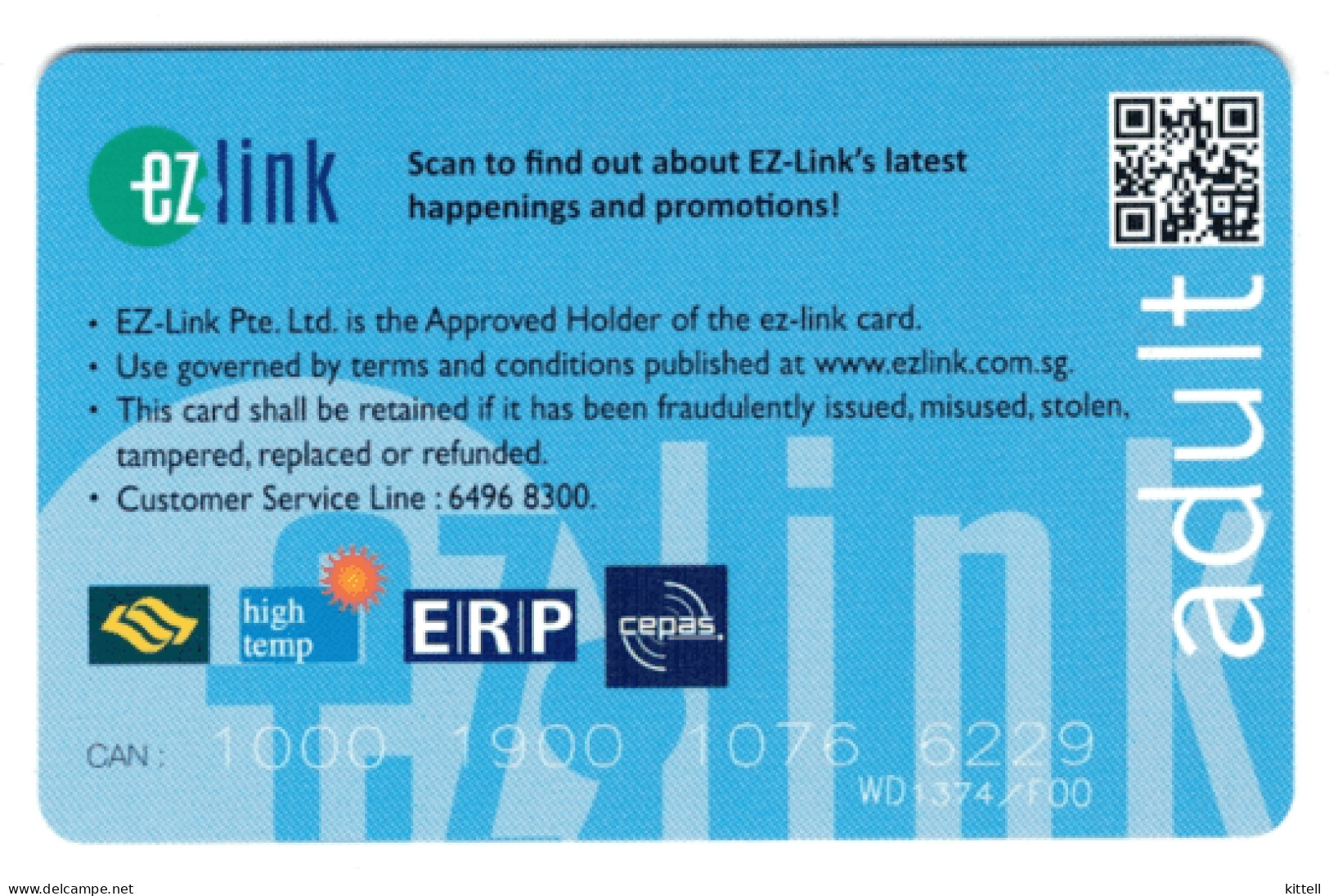 Singapore Travel Card Subway Train Bus Ticket Ezlink Unused Minions Despicable Me - Monde