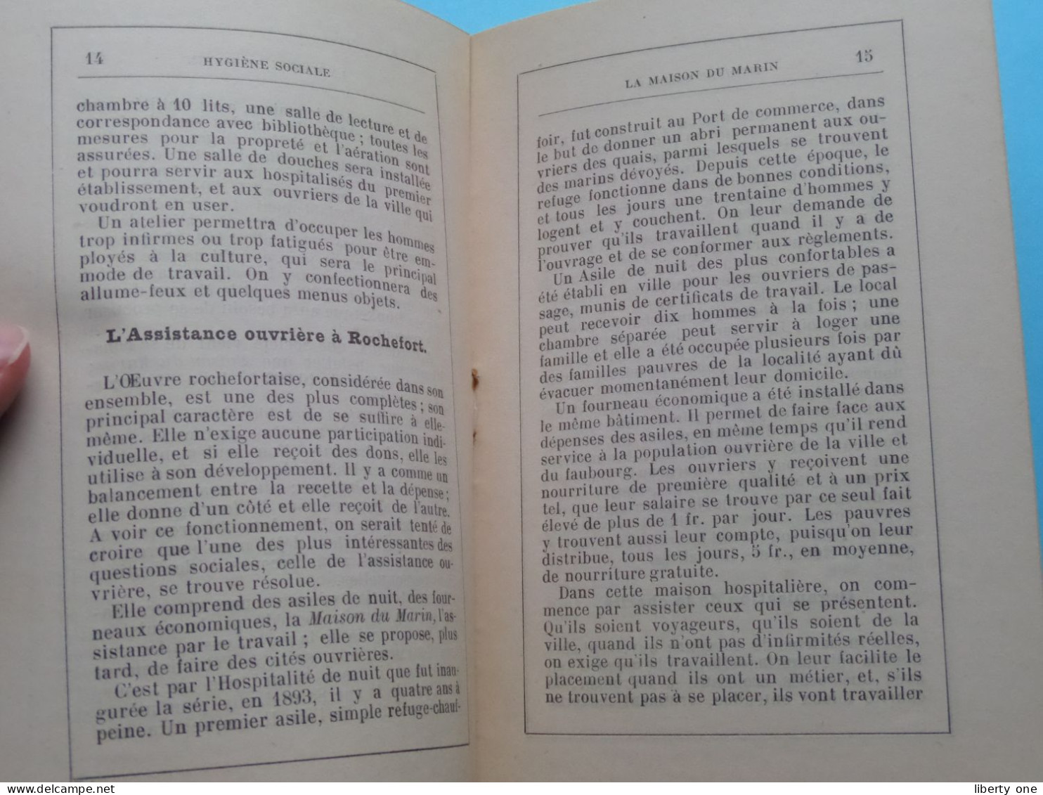 La MAISON du MARIN par Le Docteur F. BUROT >par Rochefort S.A. Imp. Ch. Thèze ( Voir SCANS ) 22 Pag. num.!