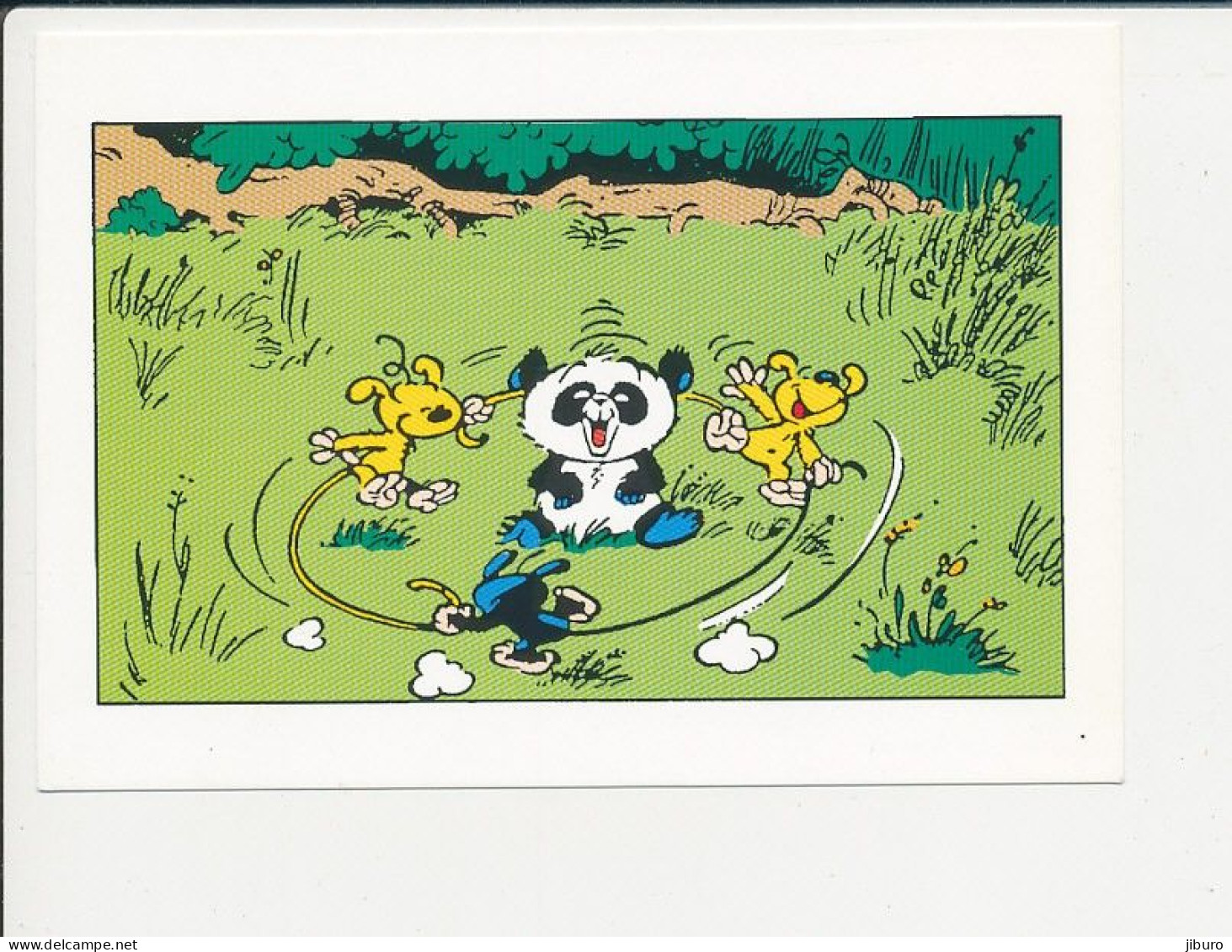 Carte Postale Marsupilami Ours Panda Animal Humour ( Editions Hazan 1993 - N° 14) CP-2/397 - Bandes Dessinées