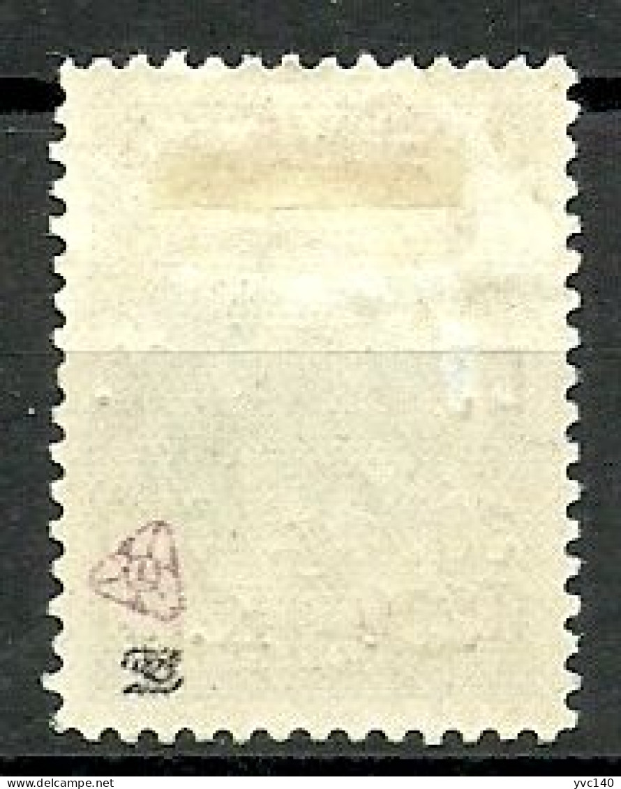 Turkey; 1930 Ankara-Sivas Railway Stamp ERROR "Value Part Of The Overprint Shifted To The Left" MH* RRR - Ongebruikt