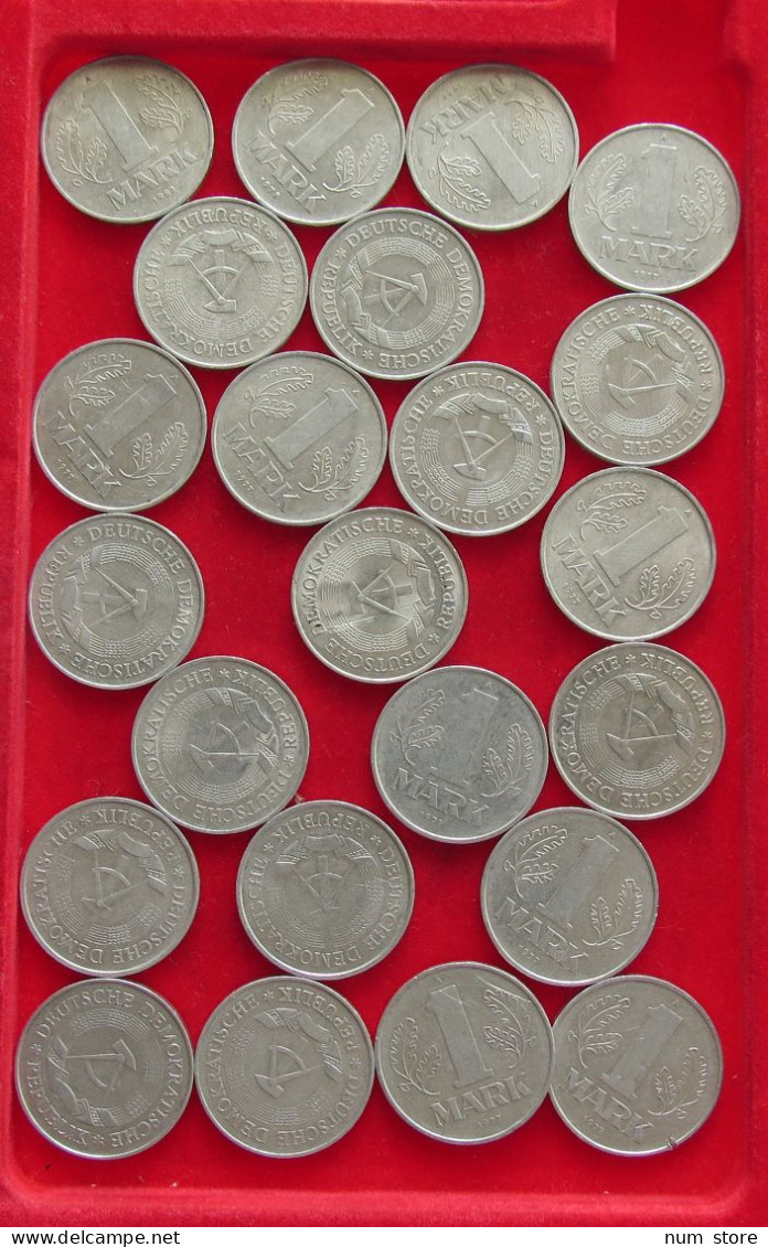 COLLECTION LOT GERMANY DDR MARK 23PC 56G #xx40 1685 - Collezioni