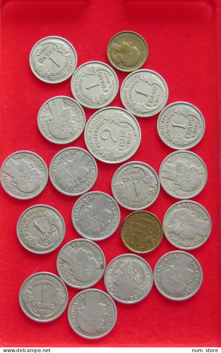 COLLECTION LOT FRANCE MIXED 1957 1958 20PC 30G #xx40 1237 - Collections