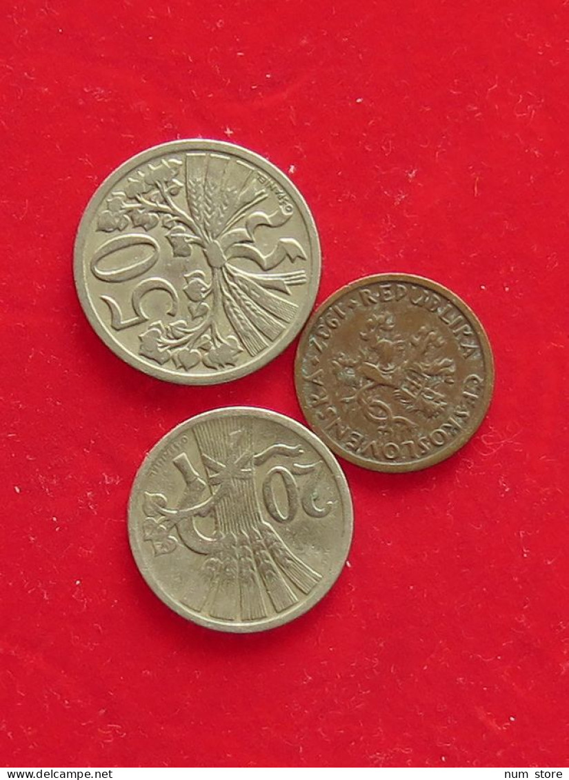 COLLECTION LOT CZECHOSLOVAKIA 3PC 11G #xx40 1608 - Czechoslovakia