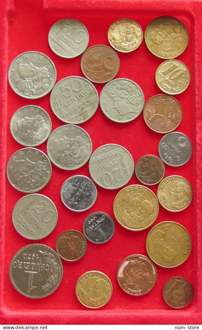 COLLECTION LOT BRAZIL 26PC 145G #xx40 1337 - Brasil