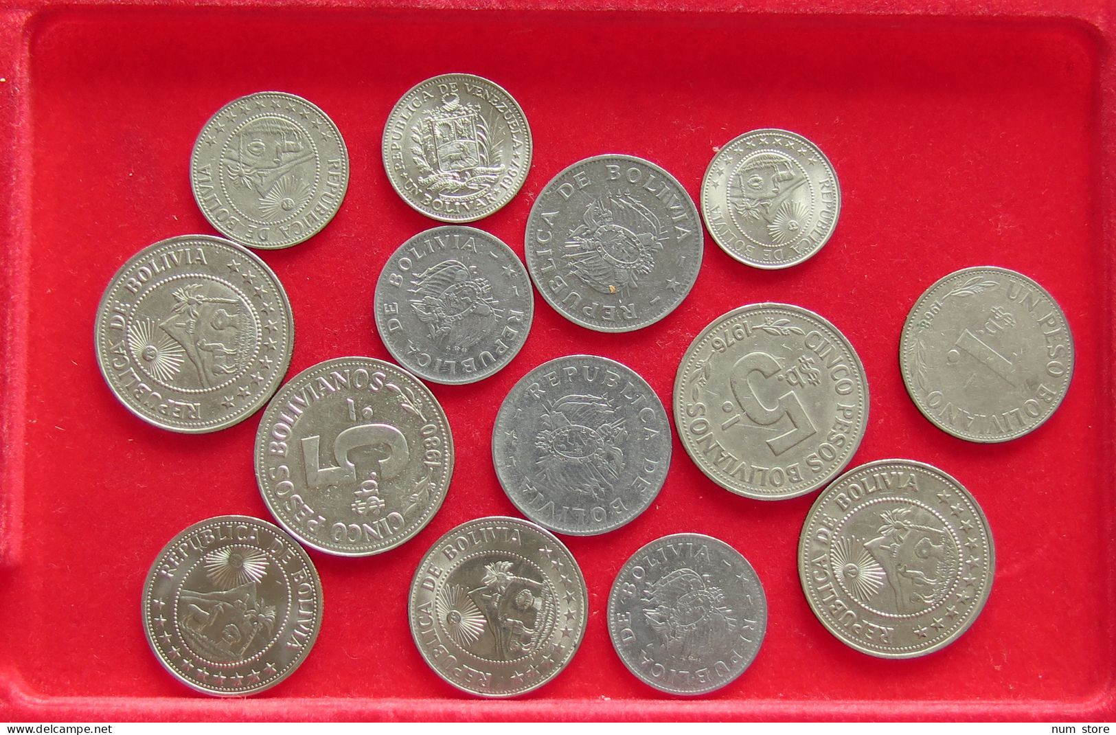 COLLECTION LOT BOLIVIA 14PC 64G #xx40 1340 - Bolivie