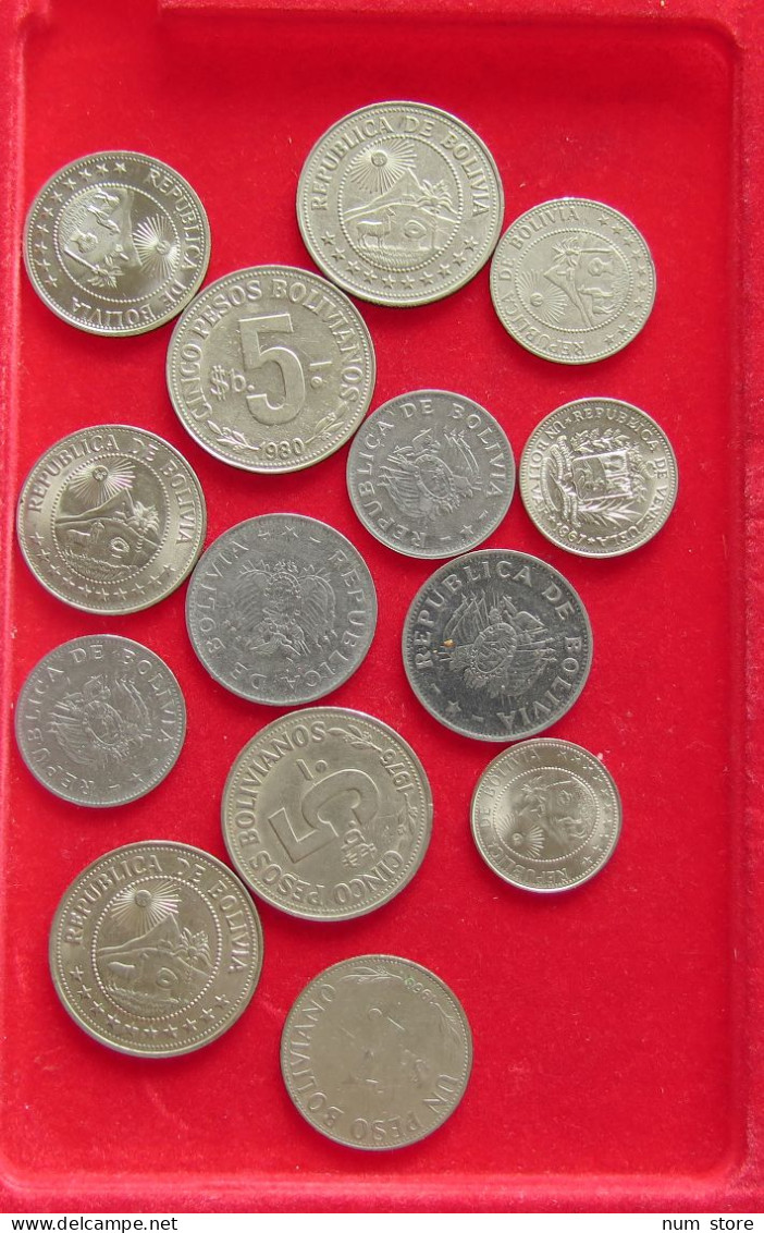 COLLECTION LOT BOLIVIA 14PC 64G #xx40 1340 - Bolivië