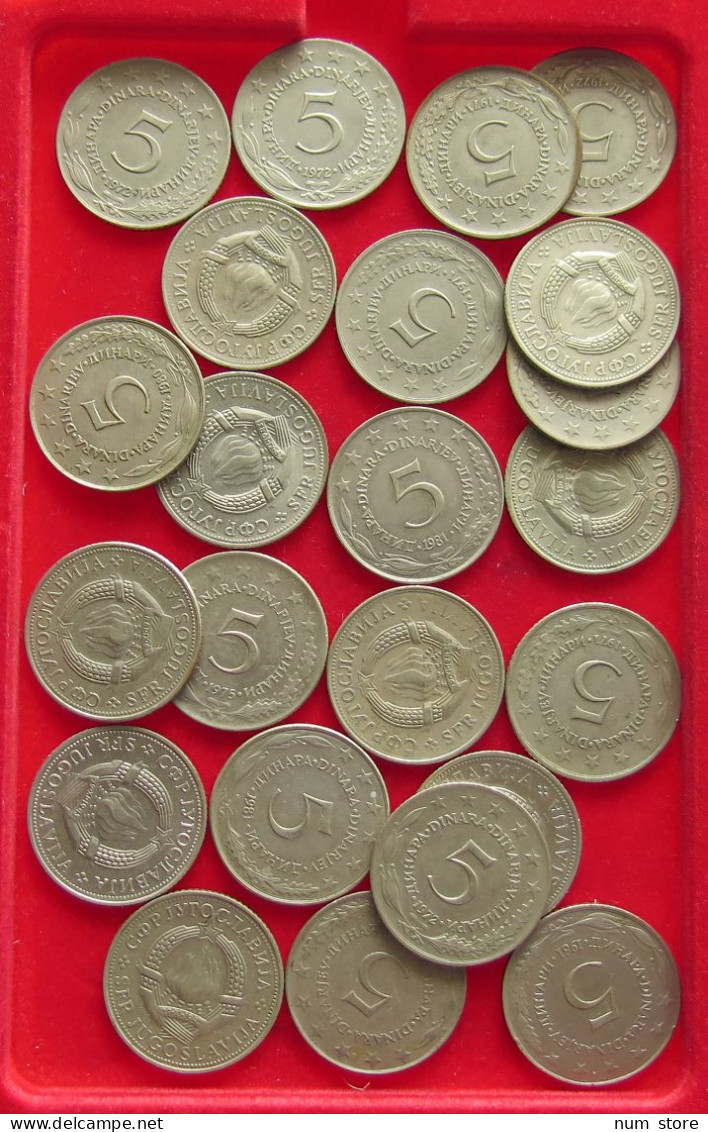 COLLECTION LOT YUGOSLAVIA 23PC 156G #xx40 1610 - Joegoslavië