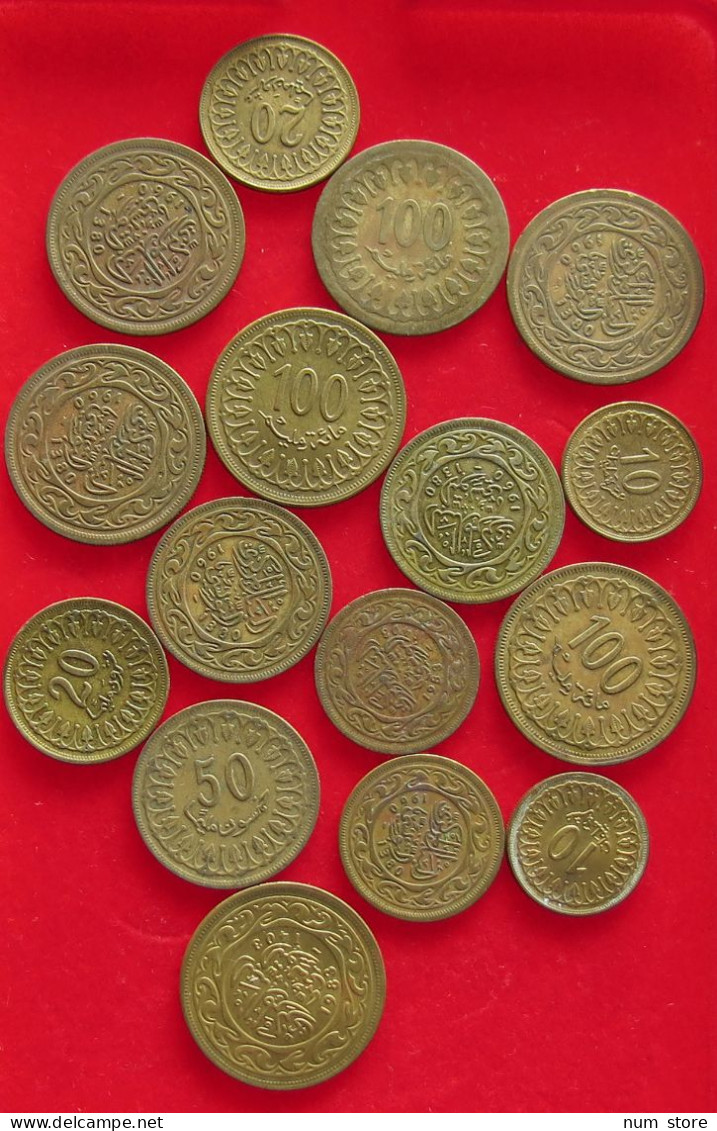 COLLECTION LOT TUNISIA 16PC 64G #xx40 1592 - Tunesië