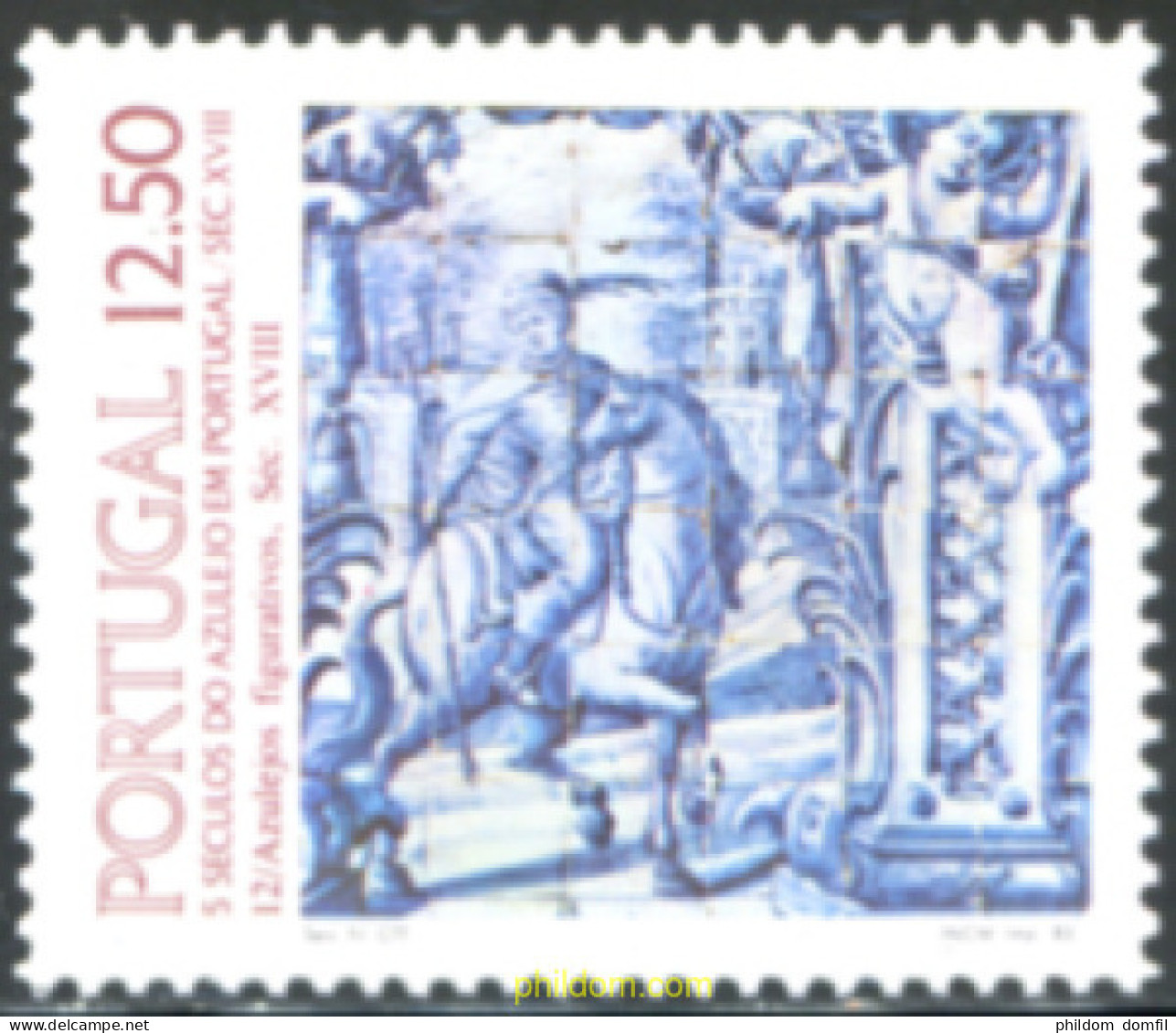 125837 MNH PORTUGAL 1983 5 SIGLOS DE AZULEJOS - Other & Unclassified