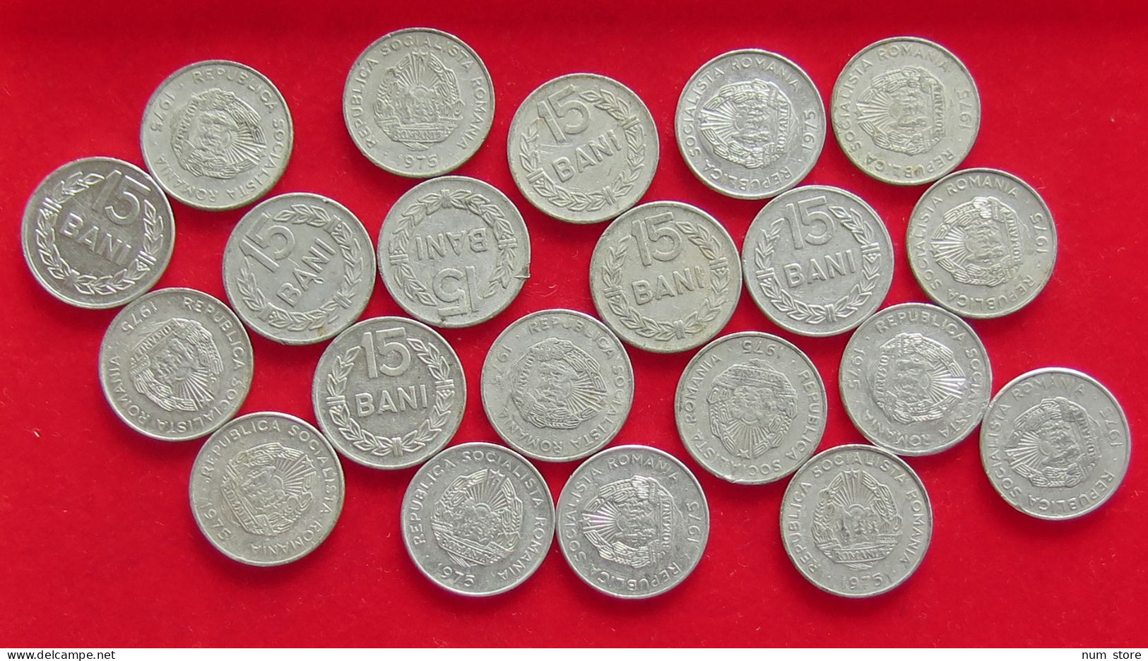 COLLECTION LOT ROMANIA 15 BANI 21PC 19G #xx40 1574 - Rumänien