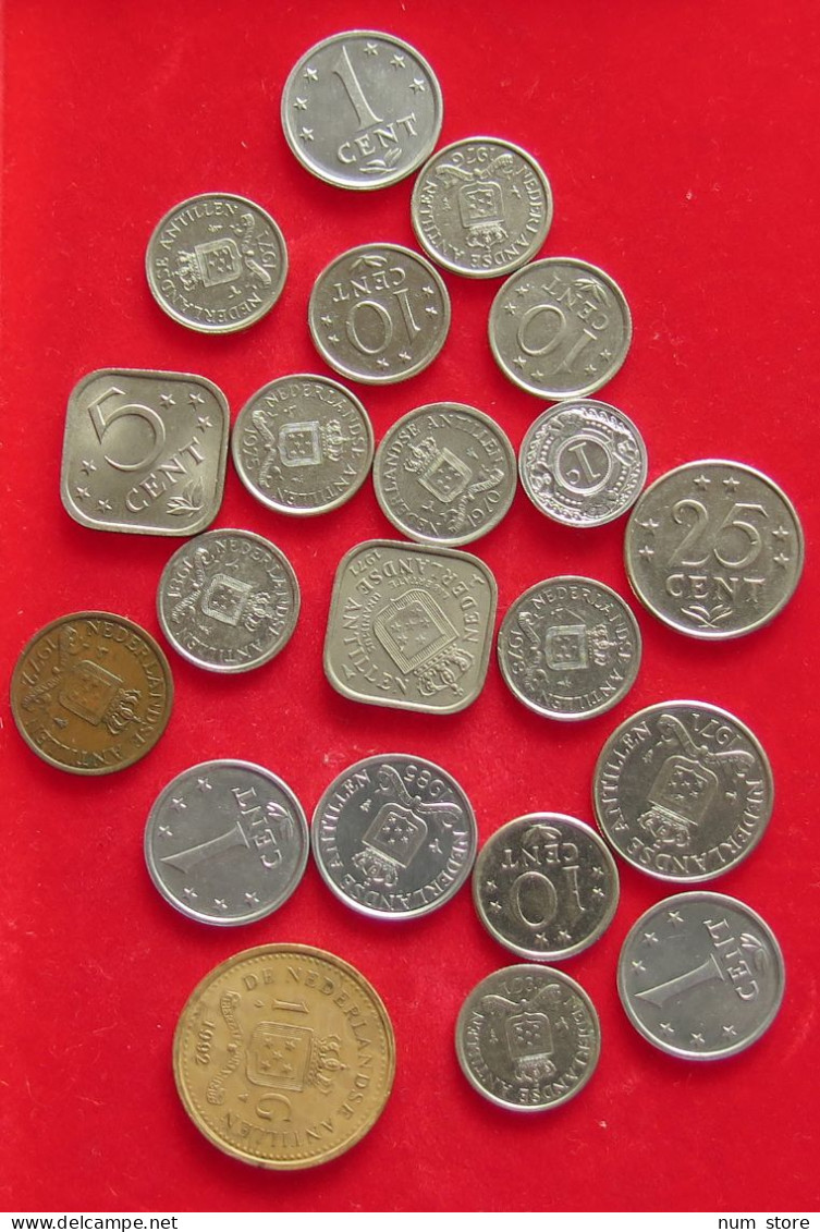 COLLECTION LOT NETHERLANDS ANTILLES 21PC 50G #xx40 1473 - Verzamelingen