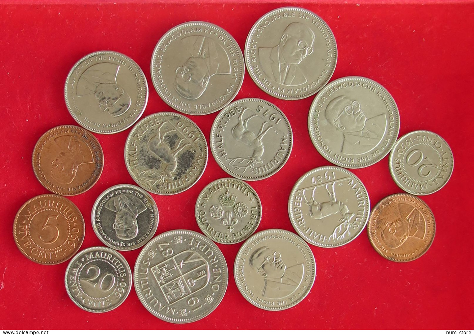 COLLECTION LOT MAURITIUS 16PC 80G #xx40 1543 - Mauricio