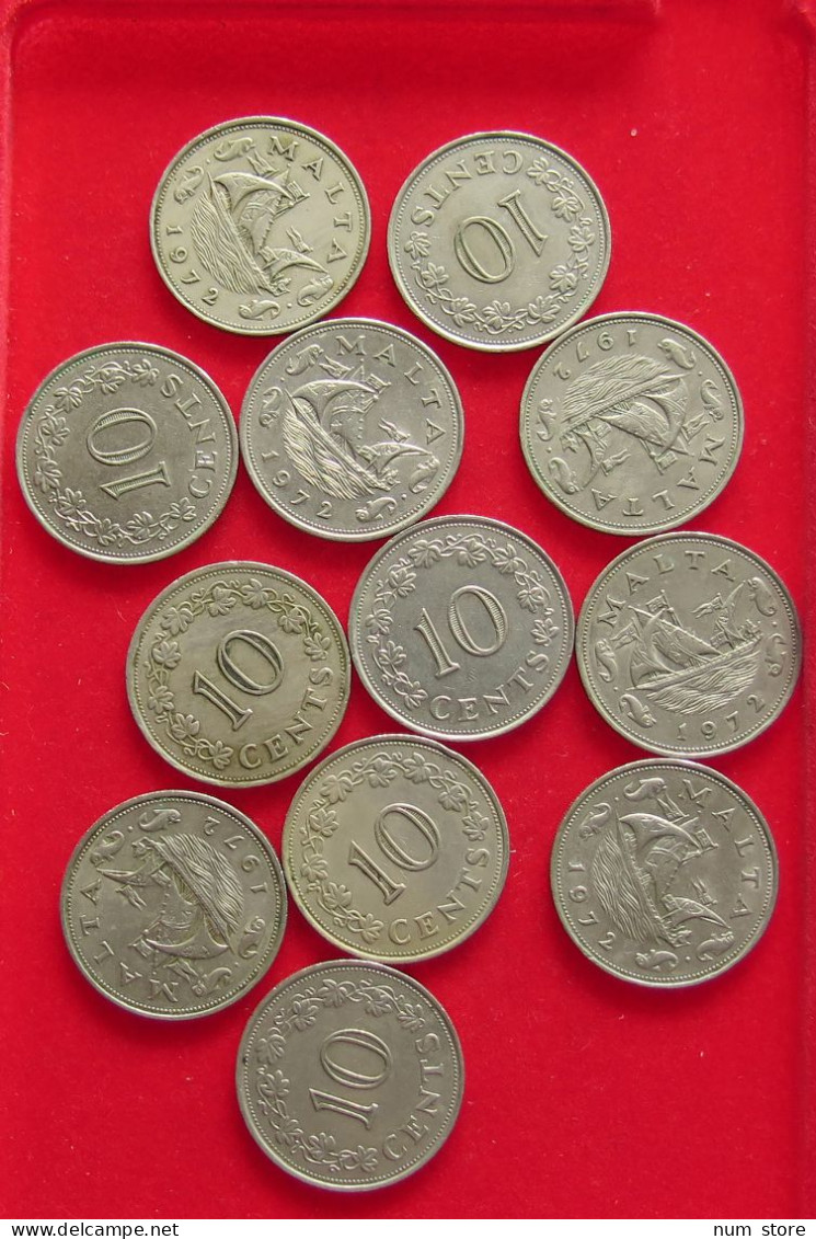 COLLECTION LOT MALTA 12PC 137G #xx40 1416 - Malta