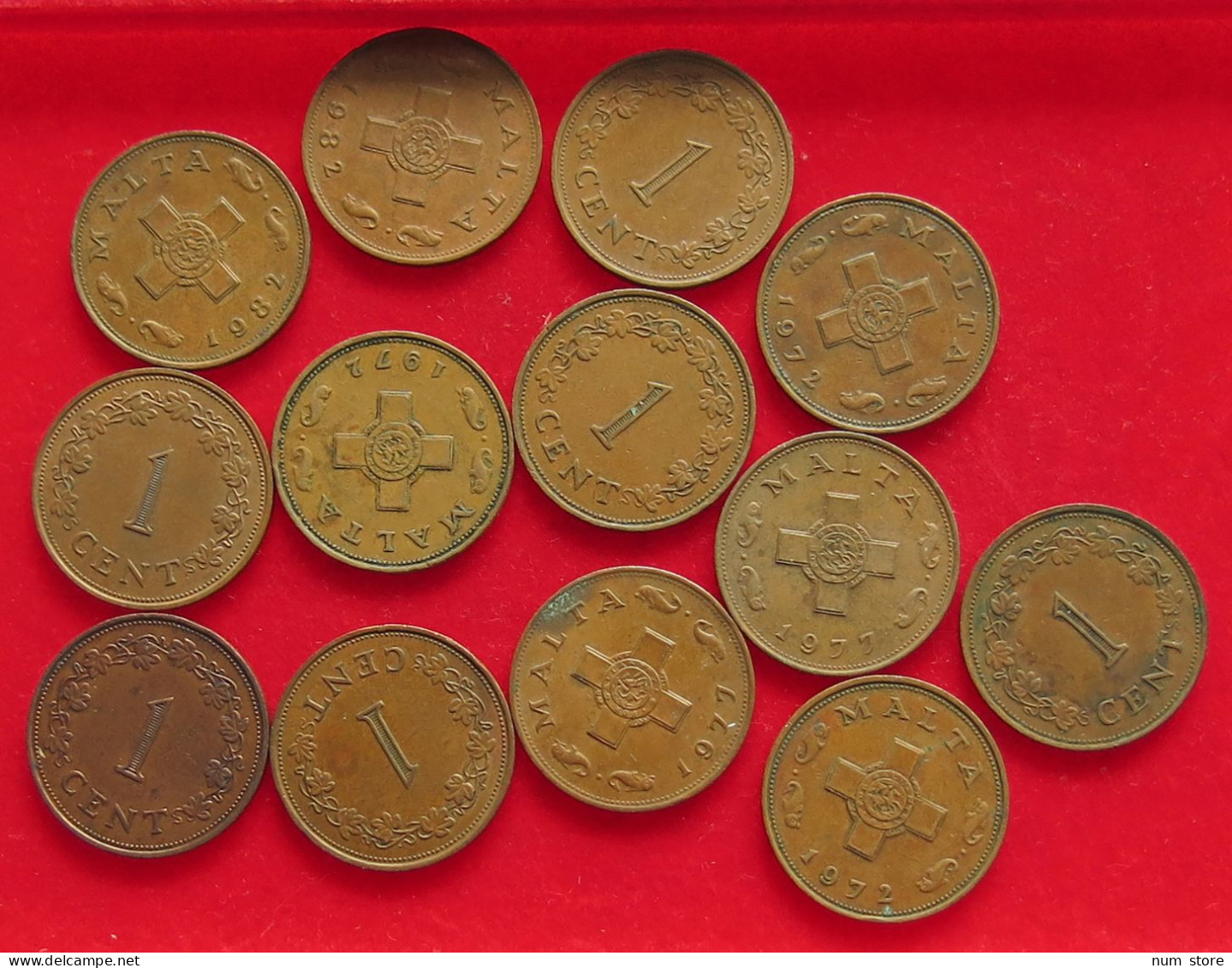 COLLECTION LOT MALTA 13PC 94G #xx40 1420 - Malta