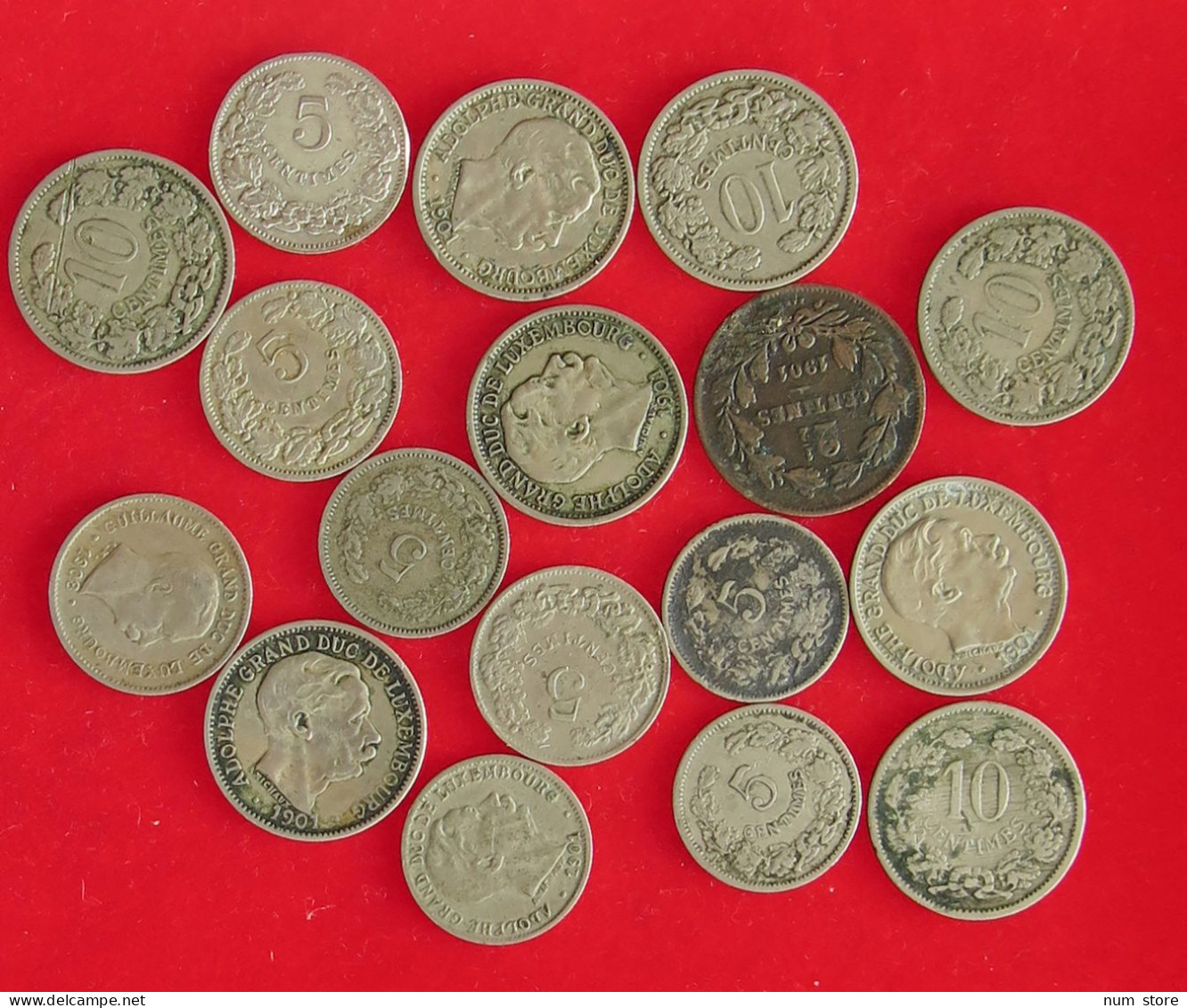 COLLECTION LOT LUXEMBOURG 17PC 45G #xx40 1534 - Luxemburg