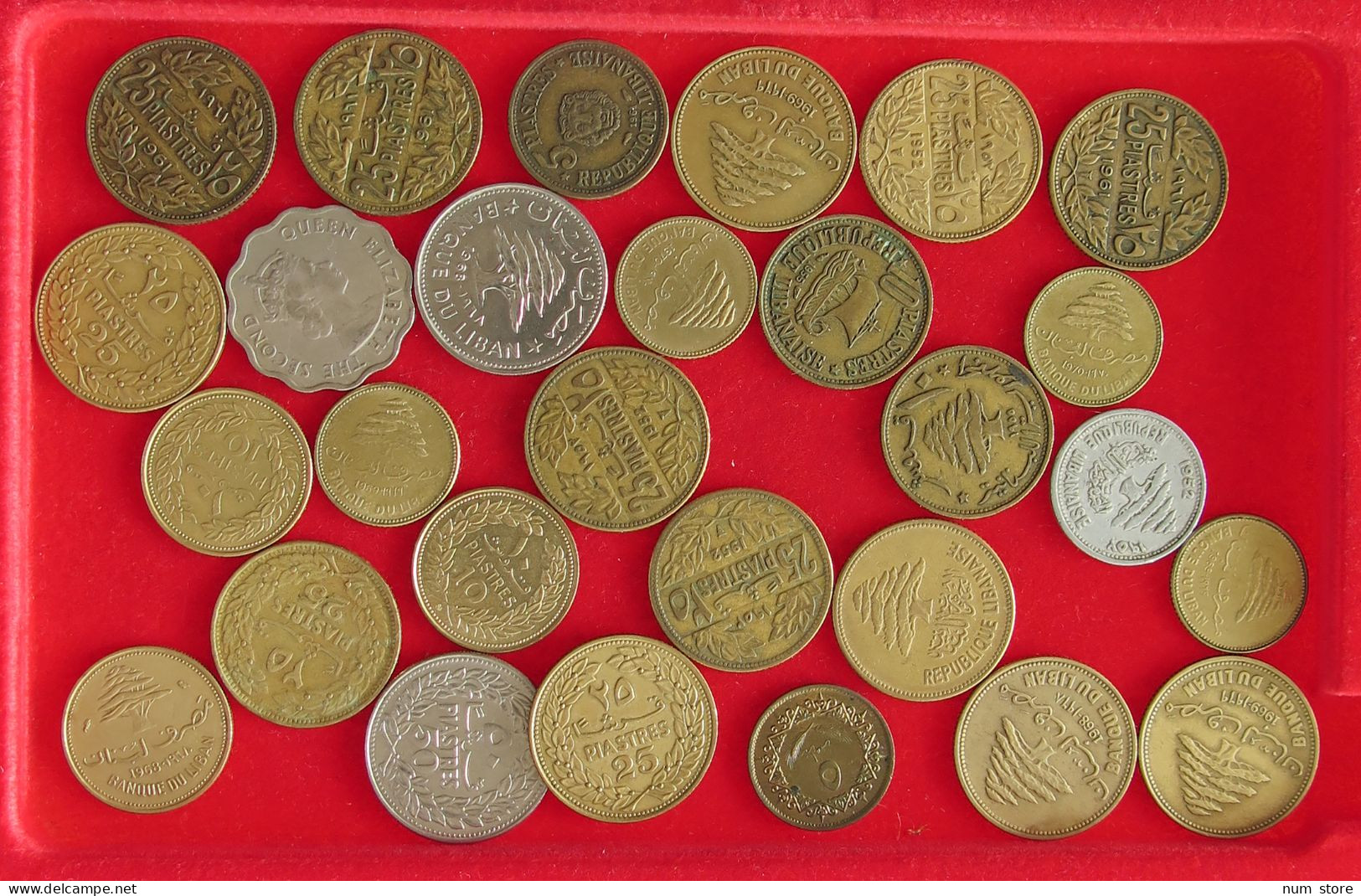 COLLECTION LOT LEBANON 28PC 101G #xx40 1524 - Liban