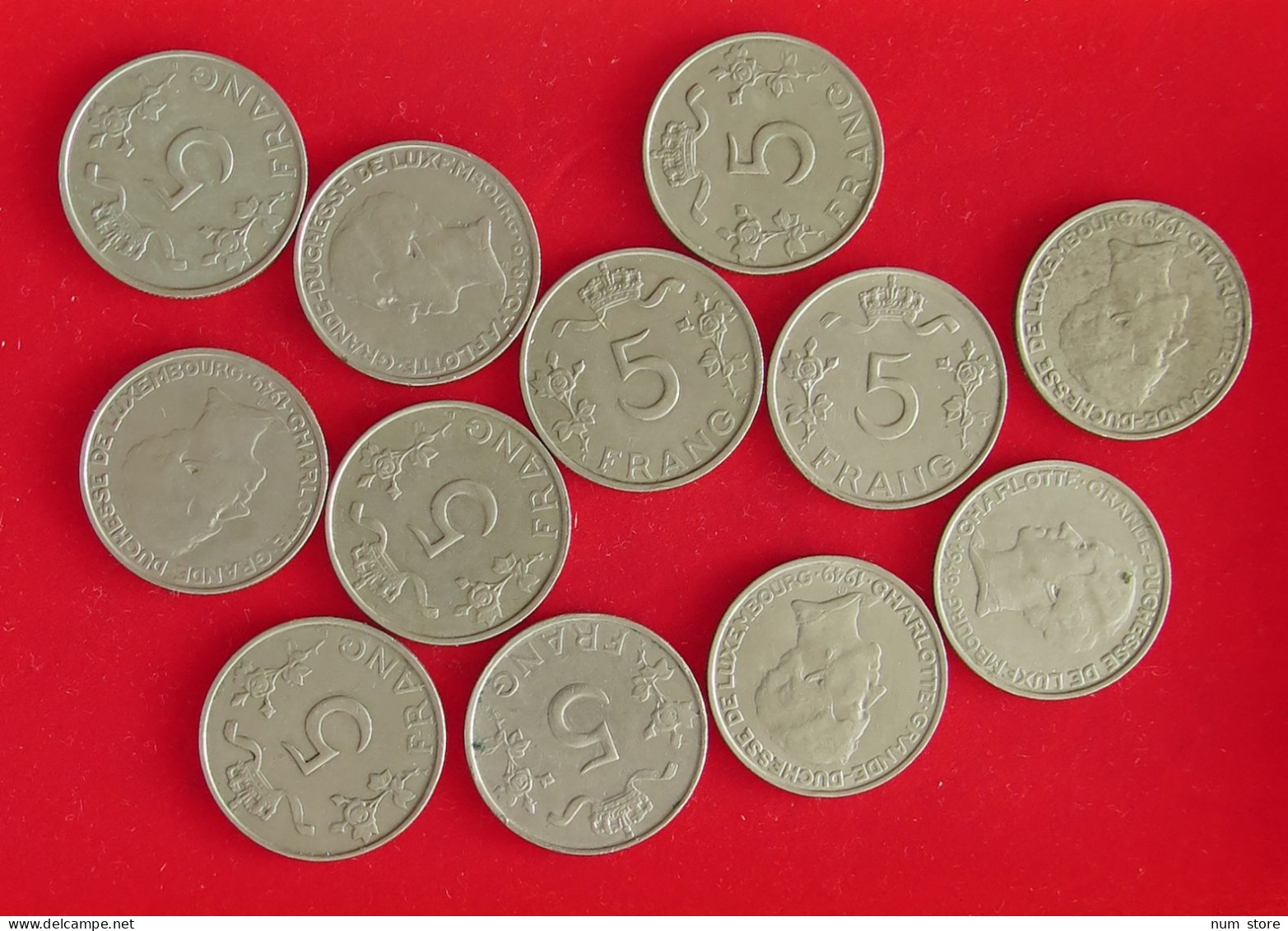COLLECTION LOT LUXEMBOURG 12PC 84G #xx40 1537 - Luxembourg