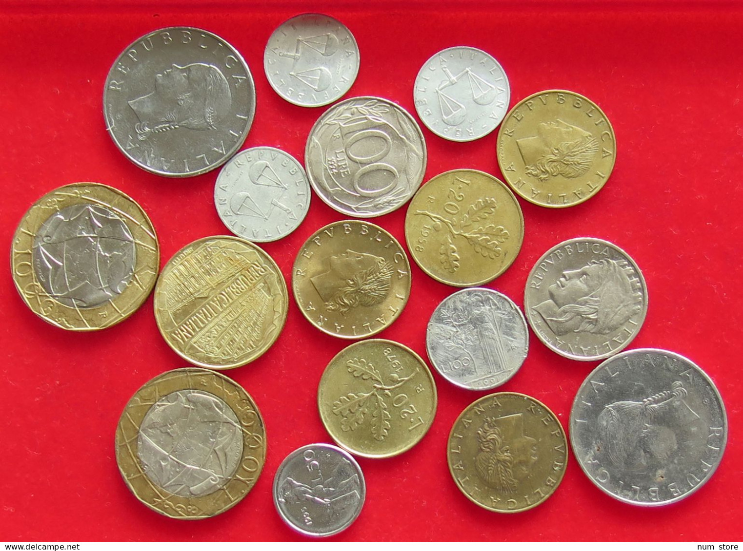 COLLECTION LOT ITALY 17PC 74G #xx40 1484 - Collezioni