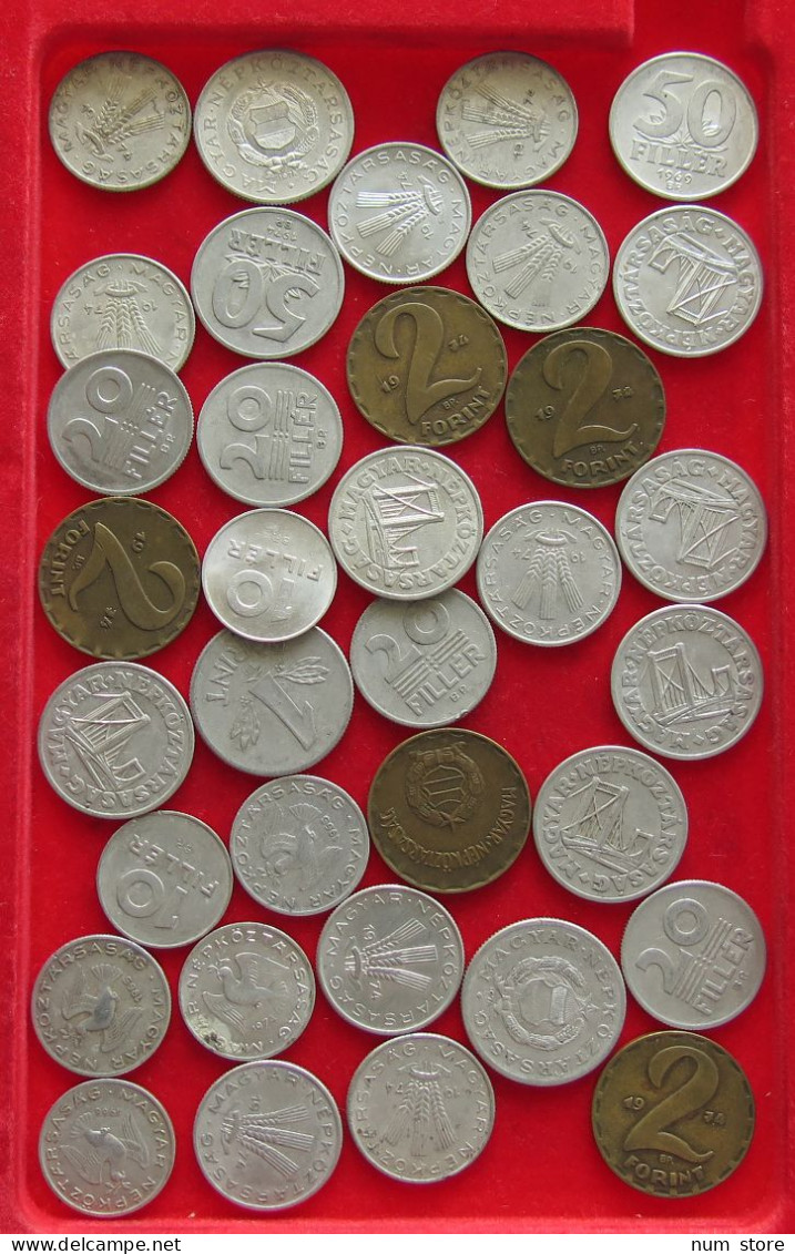 COLLECTION LOT HUNGARY 35PC 54G #xx40 1736 - Hungría