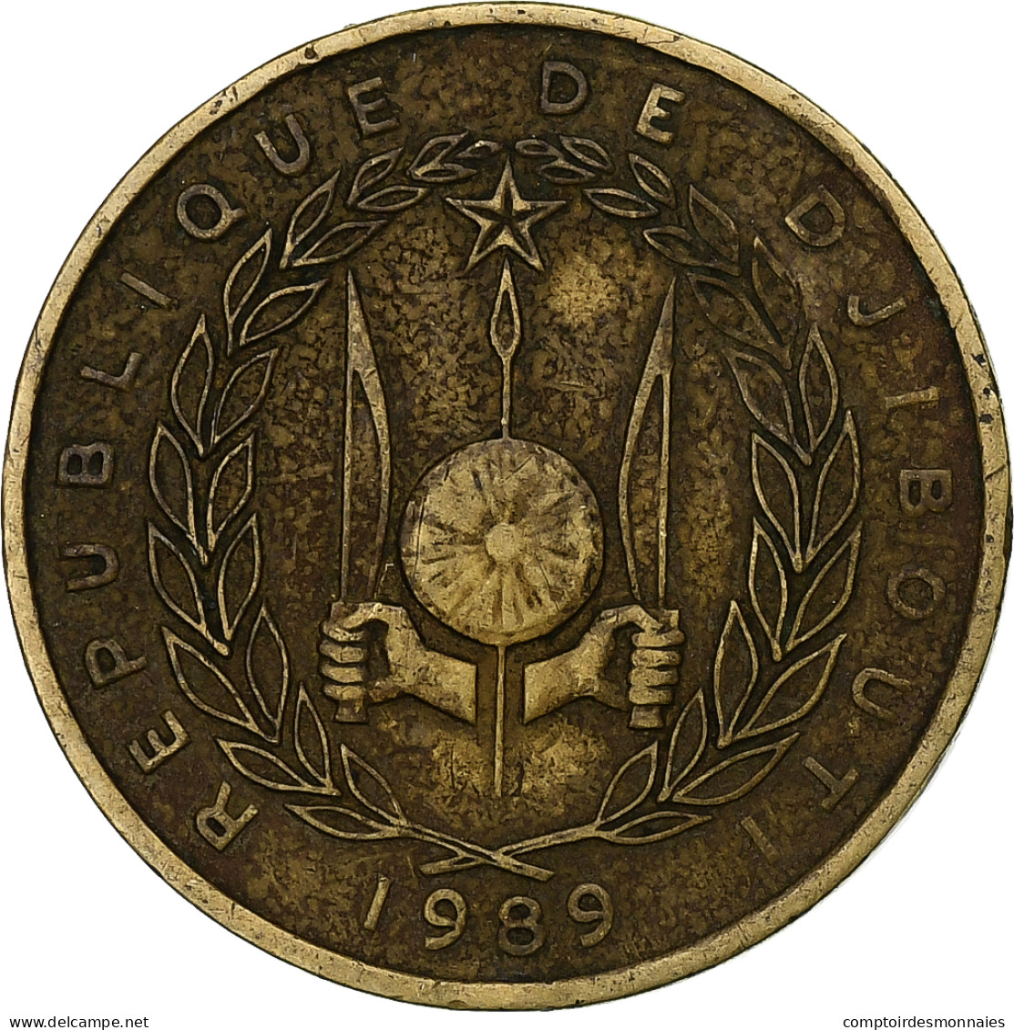 Djibouti, 10 Francs, 1989 - Djibouti